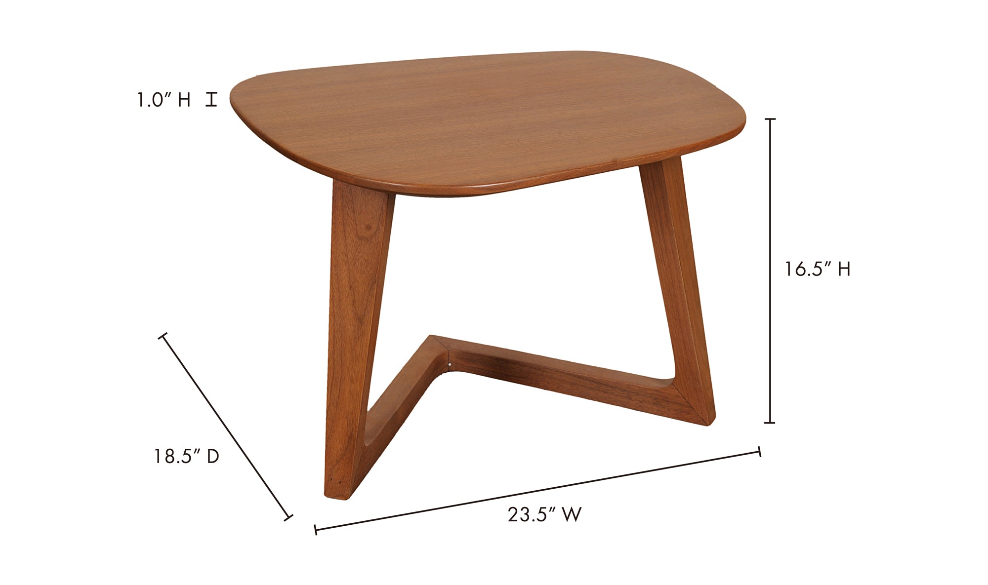 Godenza End Table - Brown