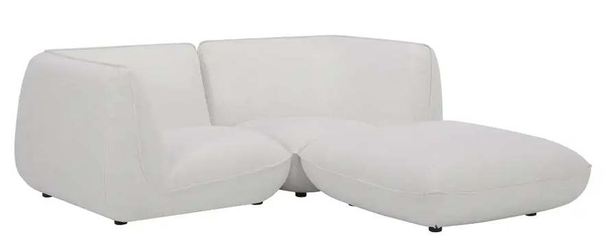 Zeppelin Nook Modular Sectional - White