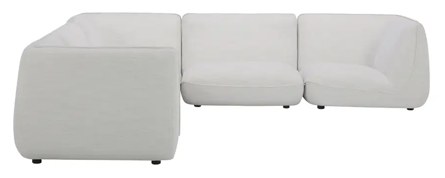 Zeppelin Classic L Modular Sectional - White