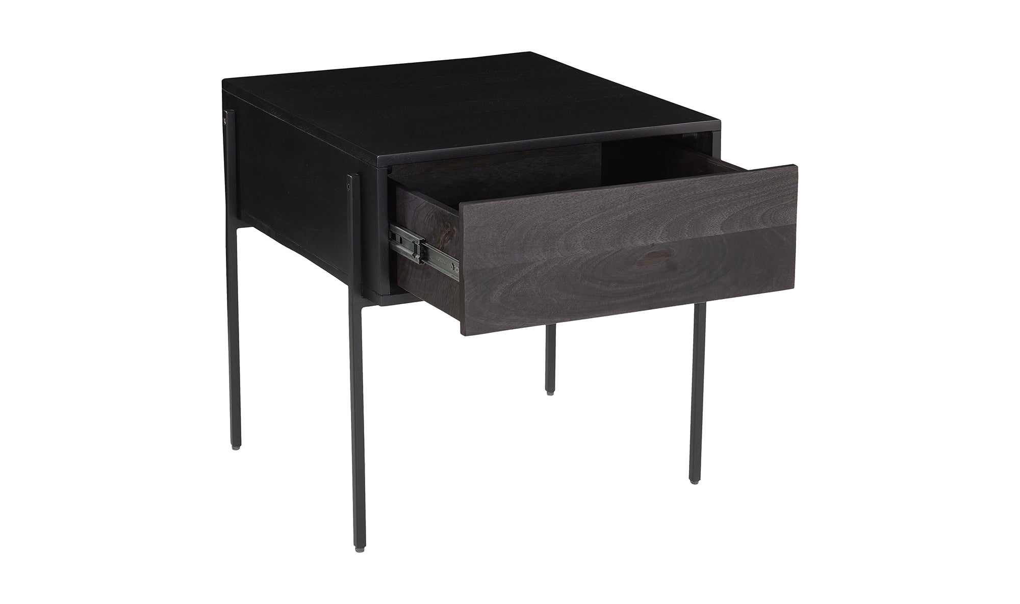 Tobin Side Table - Charcoal