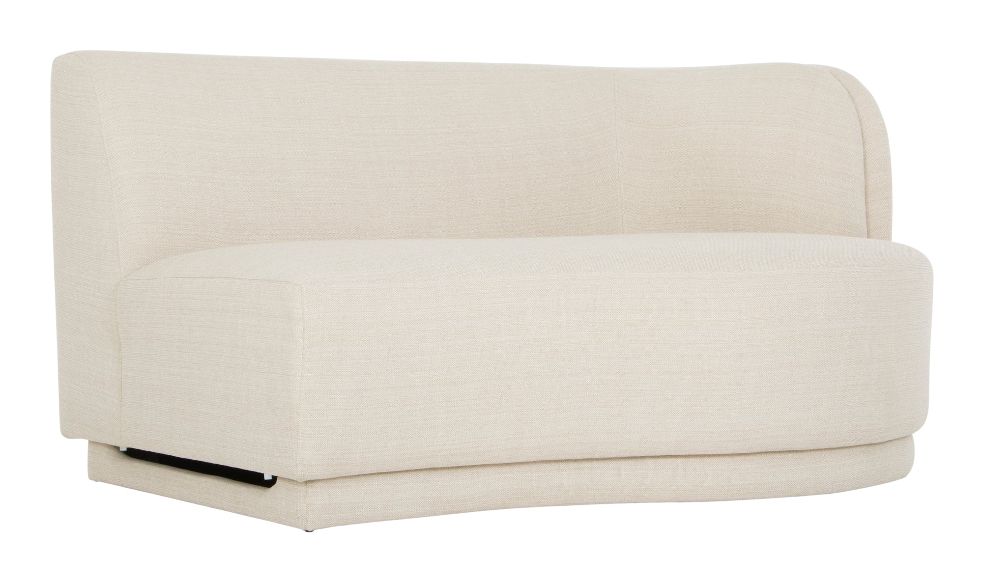 Yoon 2 Seat Chaise Right - Sweet Cream