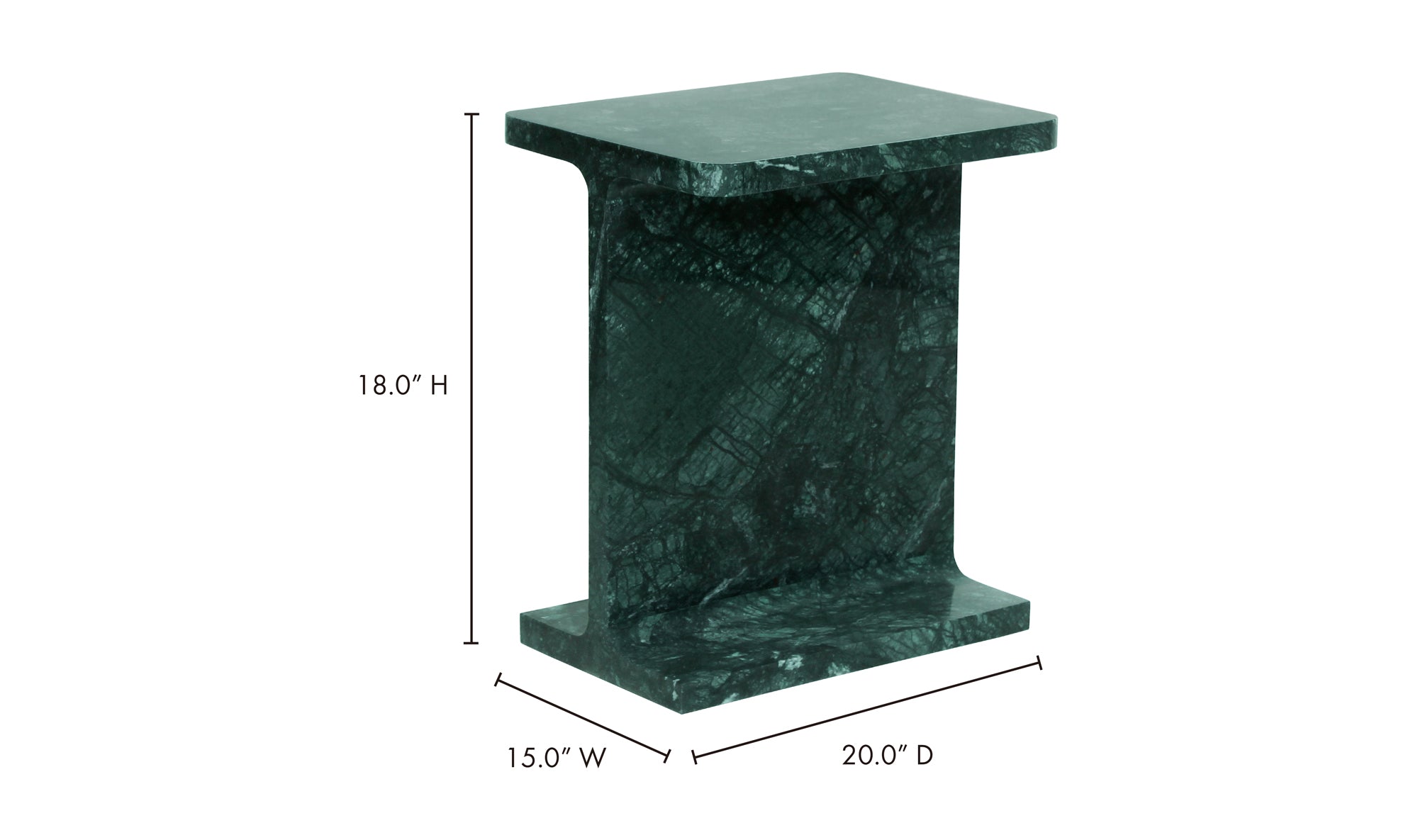 Tullia Accent Table - Green