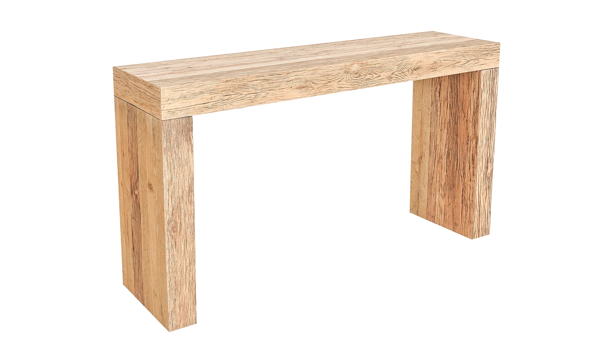 Evander Console Table Aged Oak - Natural