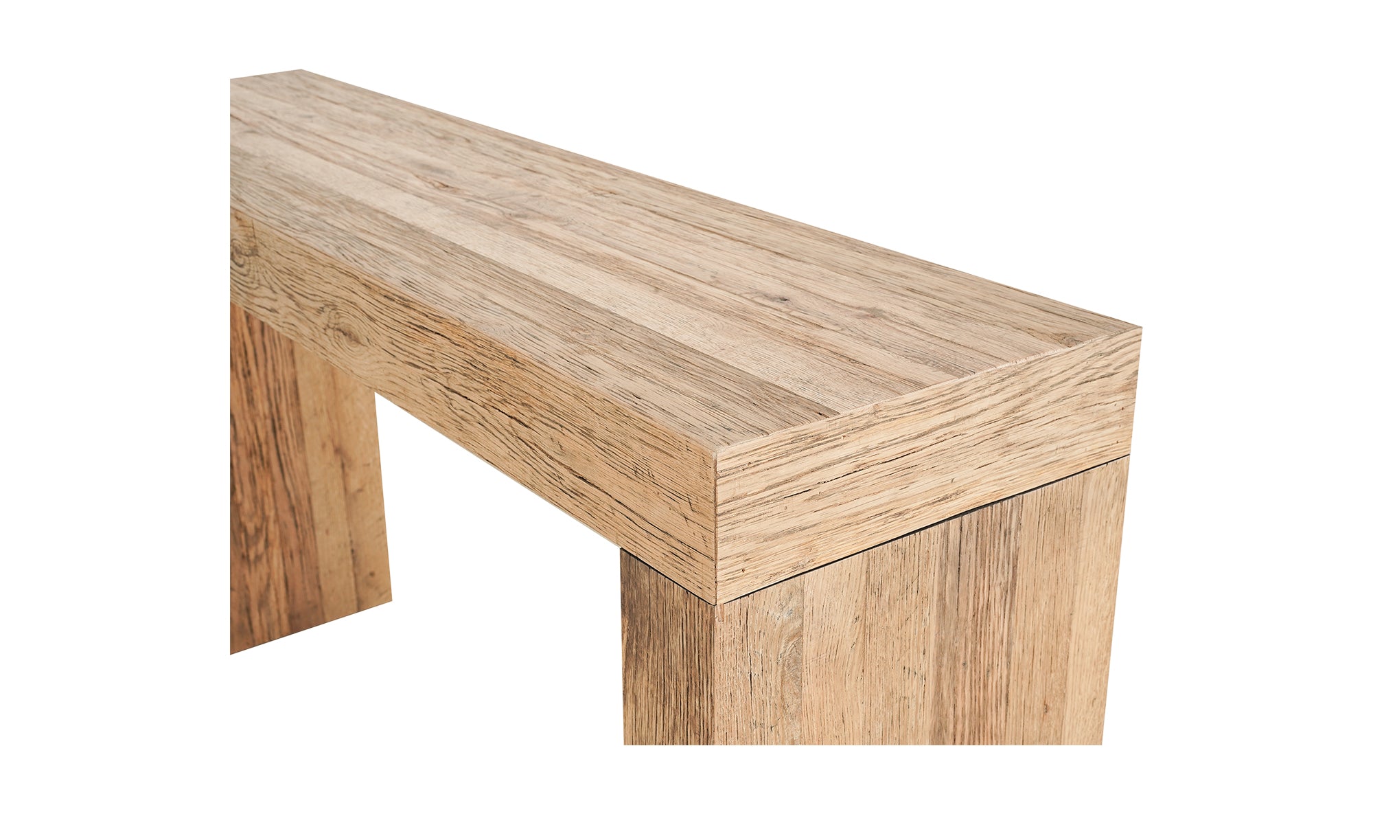 Evander Console Table Aged Oak - Natural