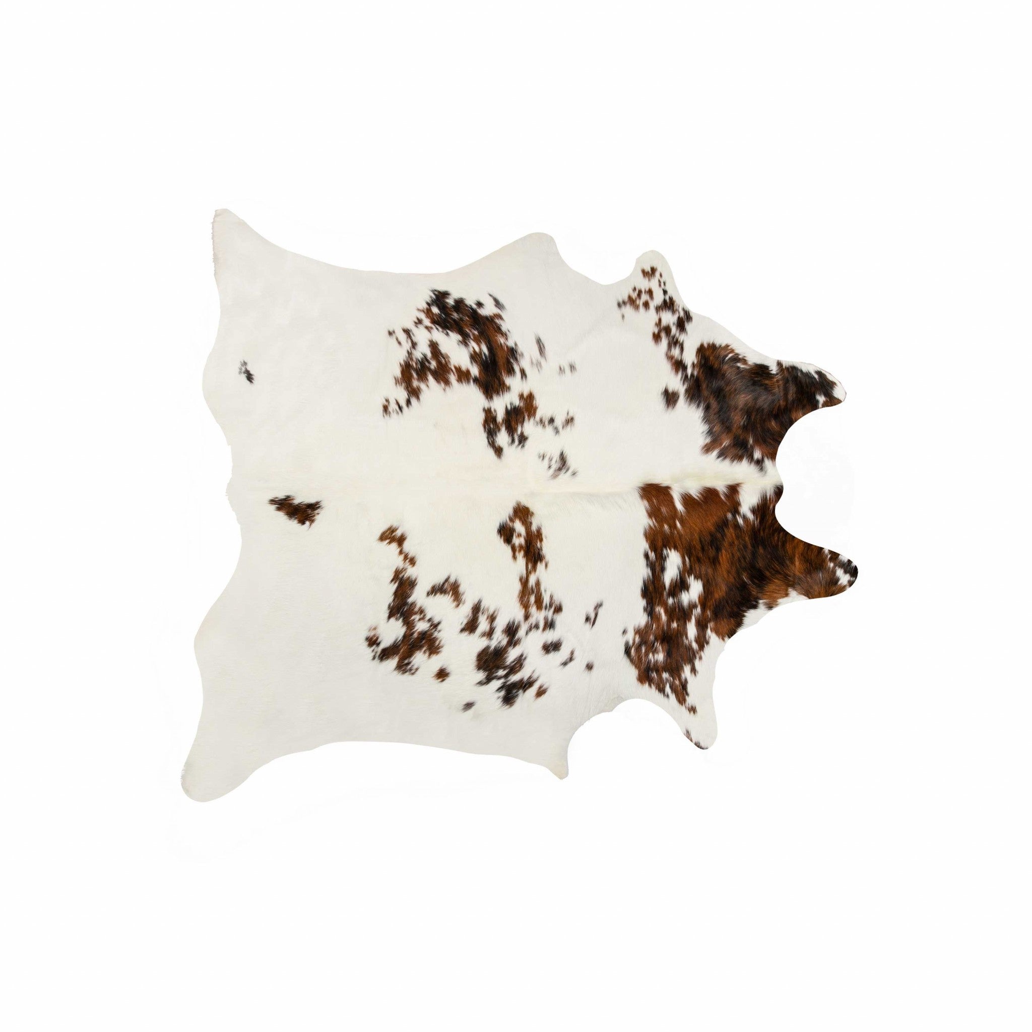 72" x 84" Salt & Pepper Cowhide Rug - S&P Chocolate White Default Title