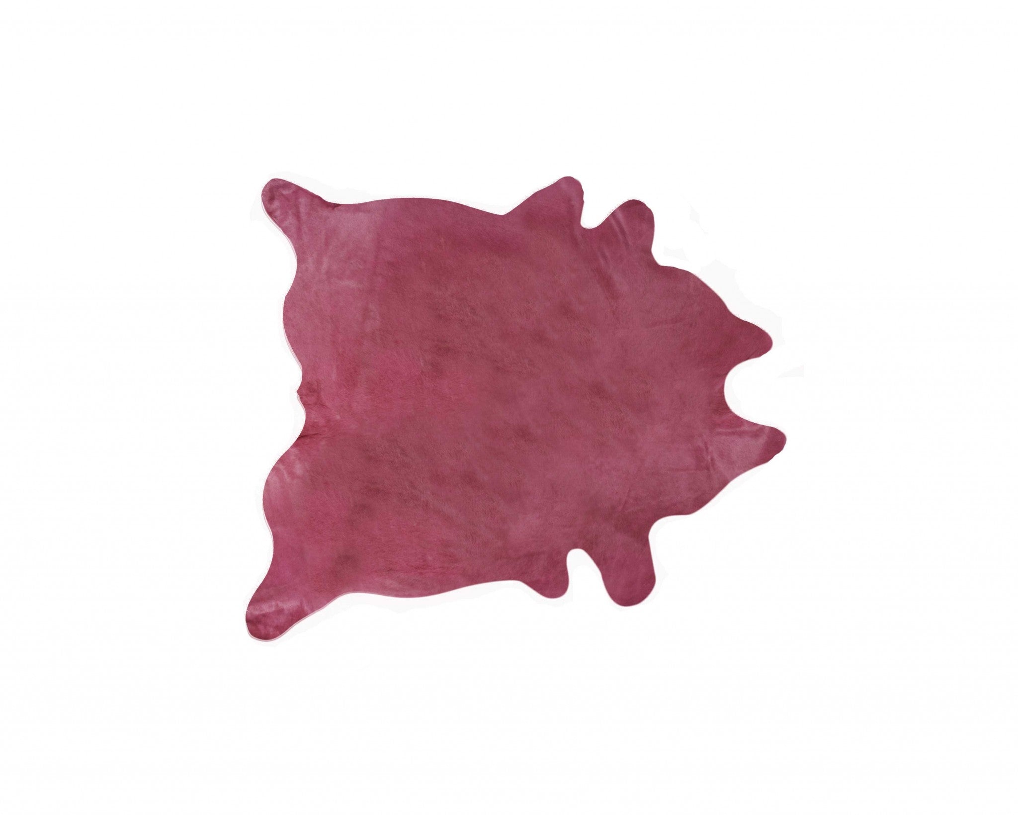 60" x 84" Fuschia Cowhide - Area Rug Default Title