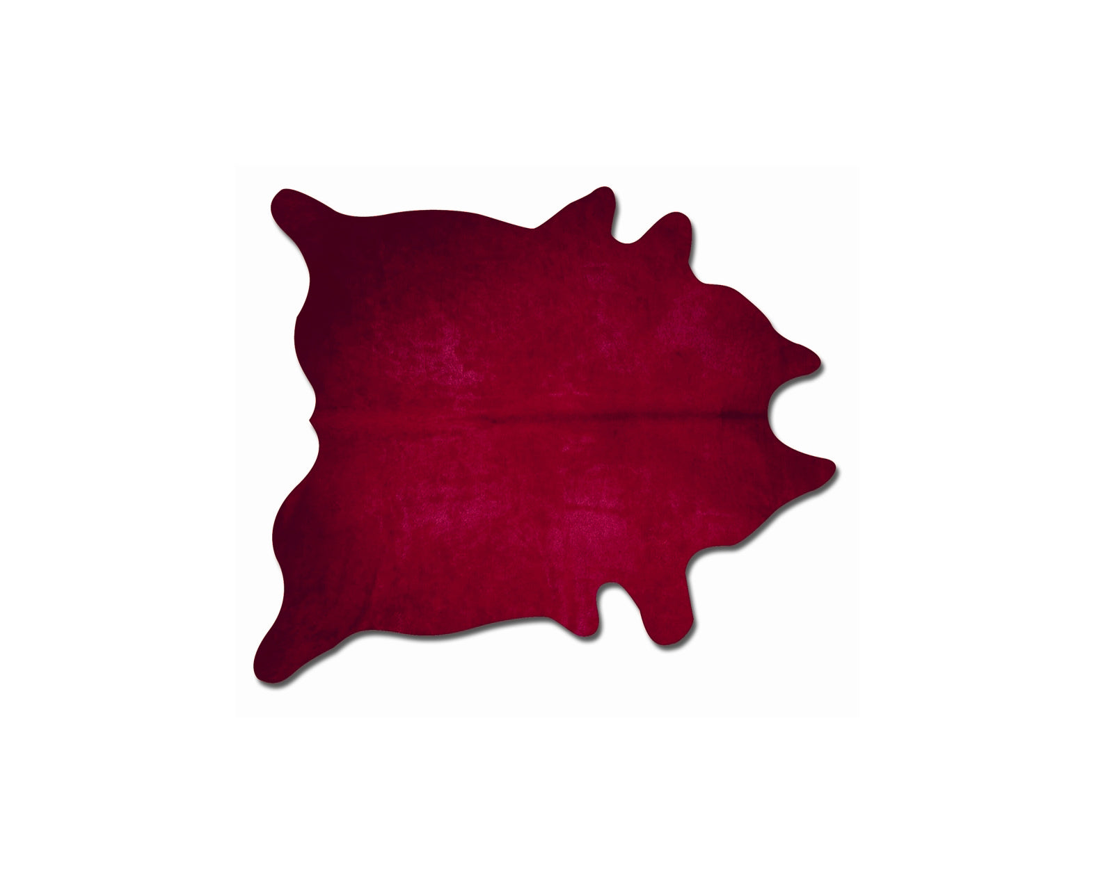 60" x 84" Burgundy Cowhide - Area Rug Default Title