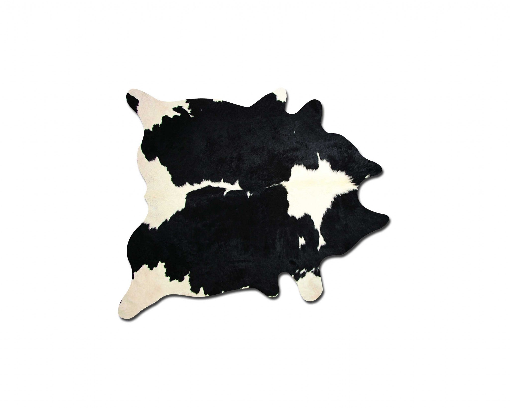 60" x 84" Black And White Cowhide - Area Rug Default Title