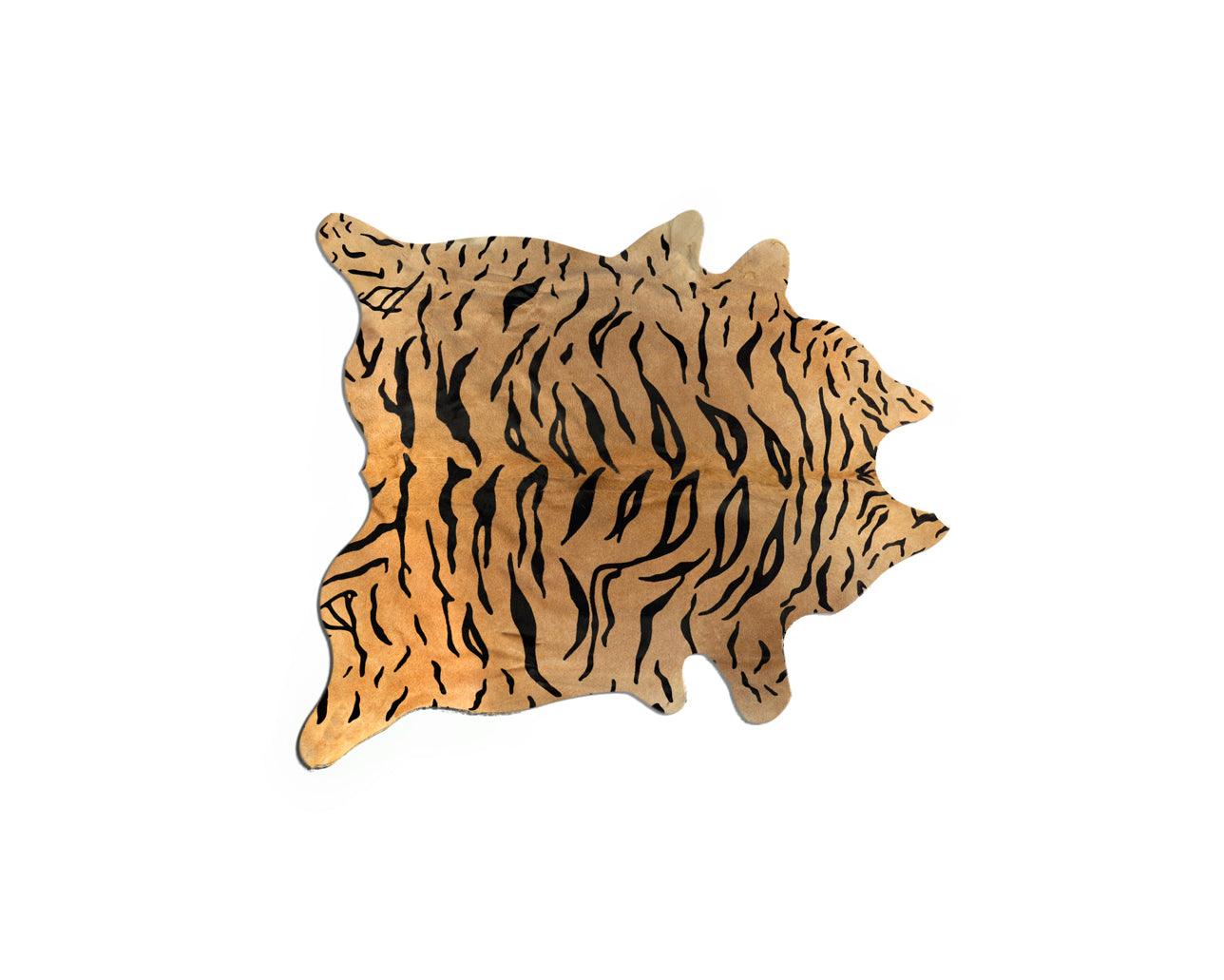 60" x 84" Chocolate On Natural Cowhide - Area Rug Default Title