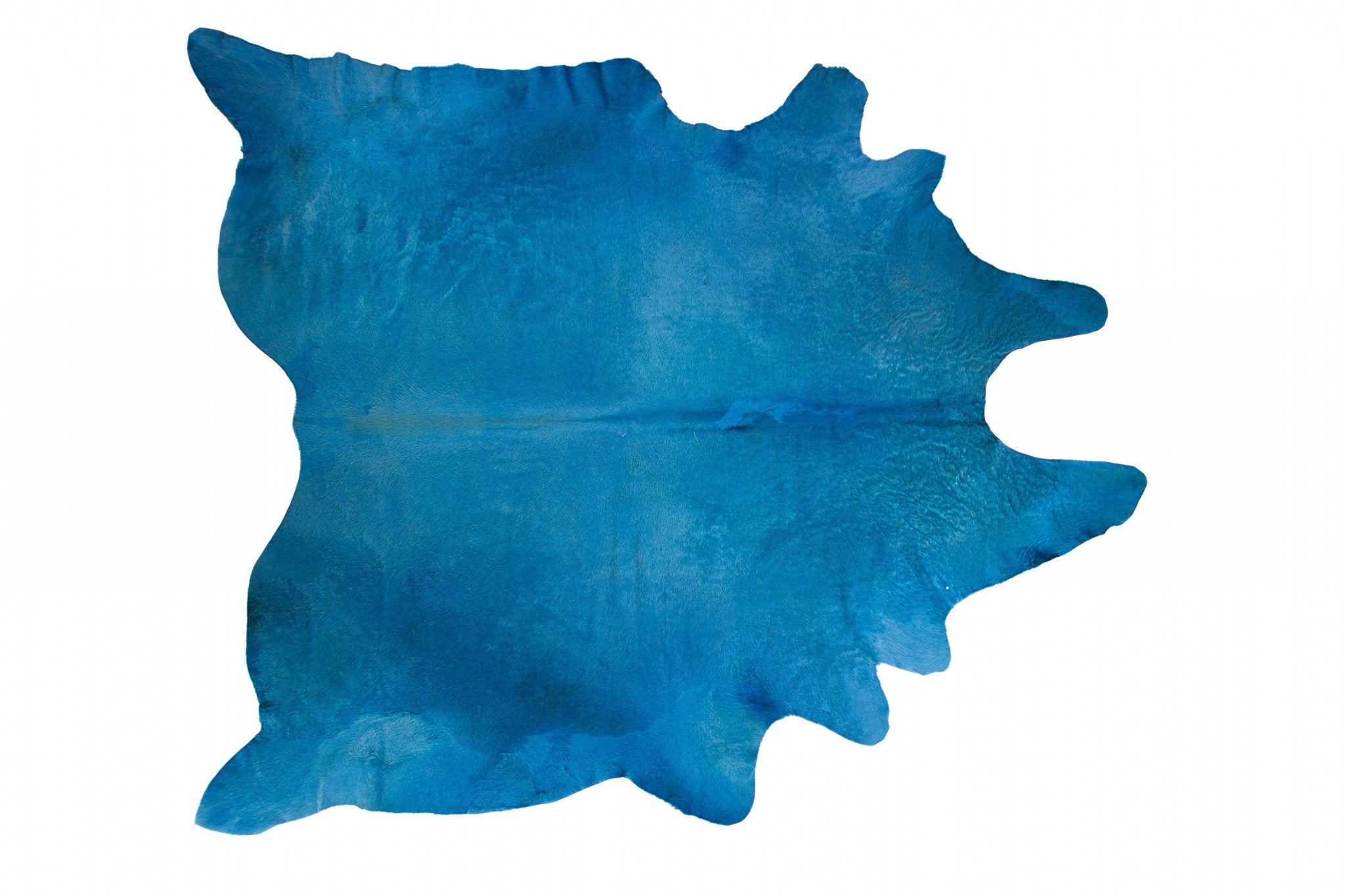 60" x 84" Blue Cowhide - Area Rug Default Title