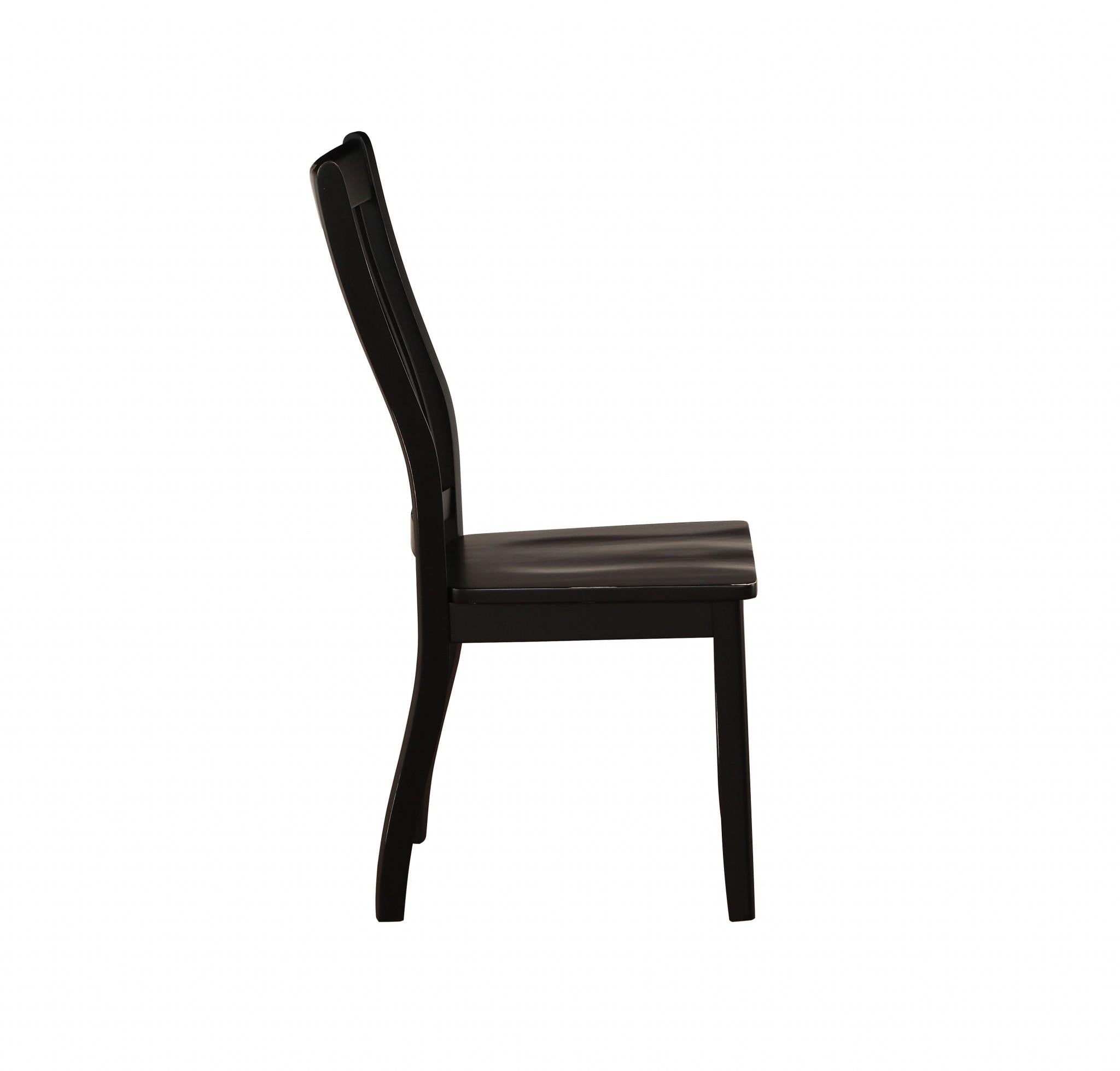 22 x 24 x 39 Black - Side Chair  (Set-2)