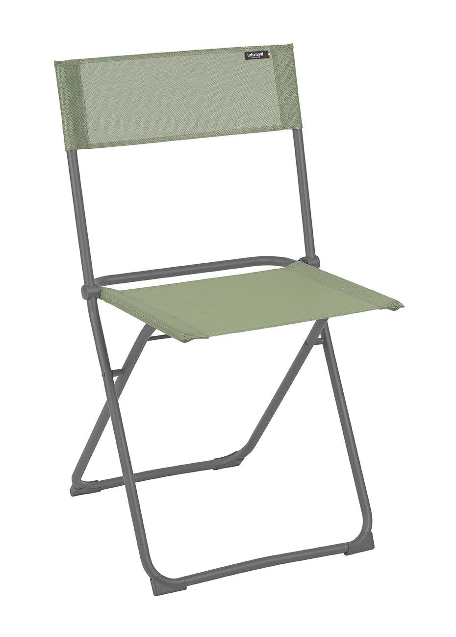 Set of 2 Moss Green Outdoor Folding Dining Chairs