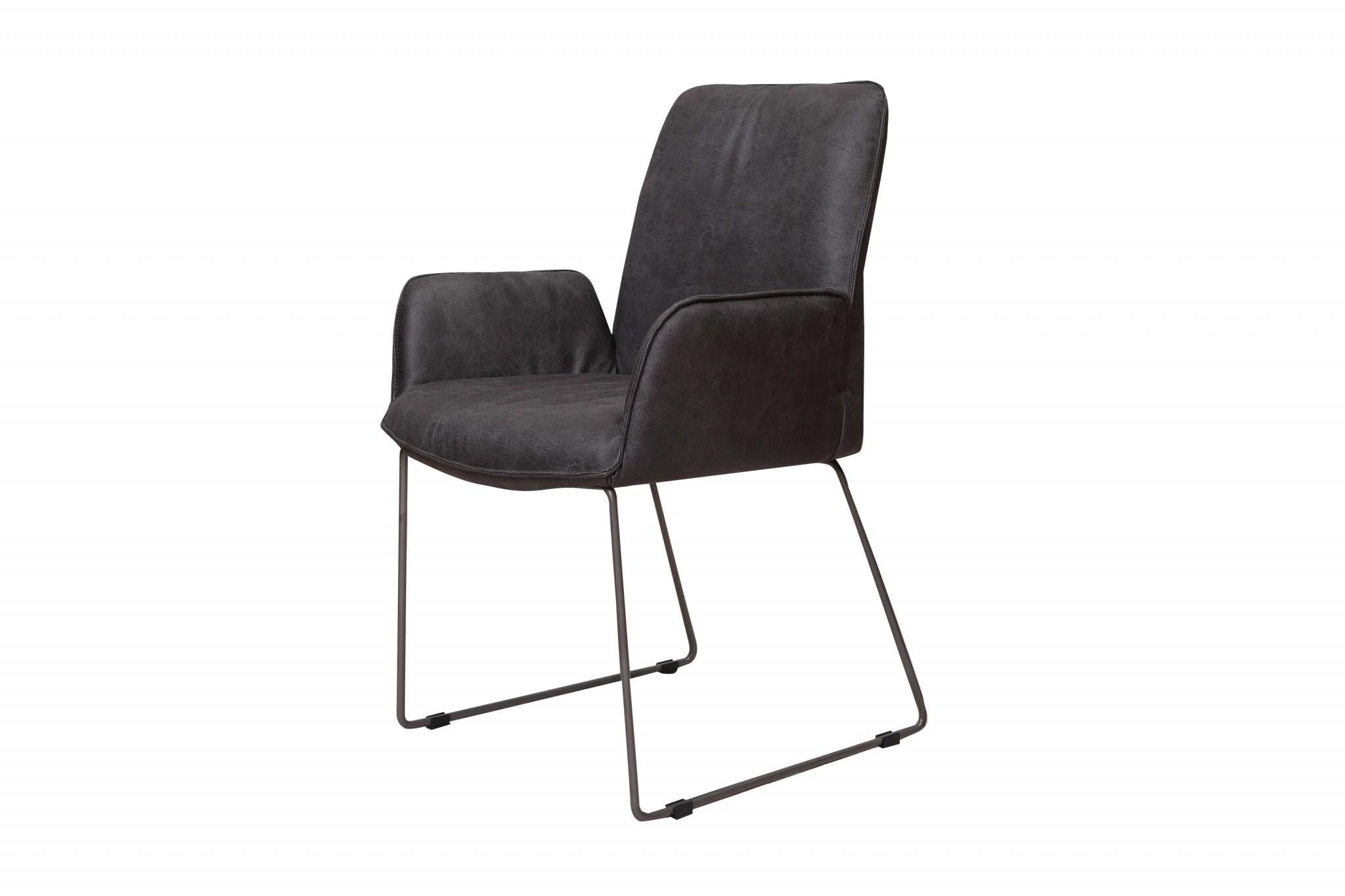 Dark Gray Modern Accent or Side Chair