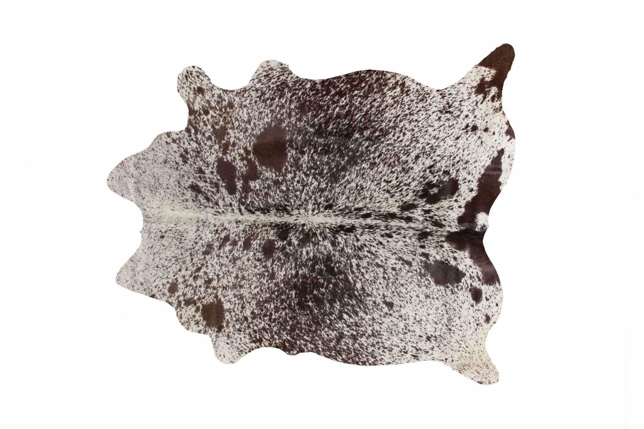 60" x 84" White Chocolate Cowhide  Rug Default Title