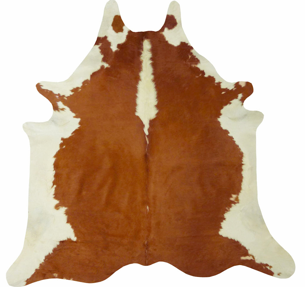 6 Ft Hereford Brindled Cowhide Rug Default Title