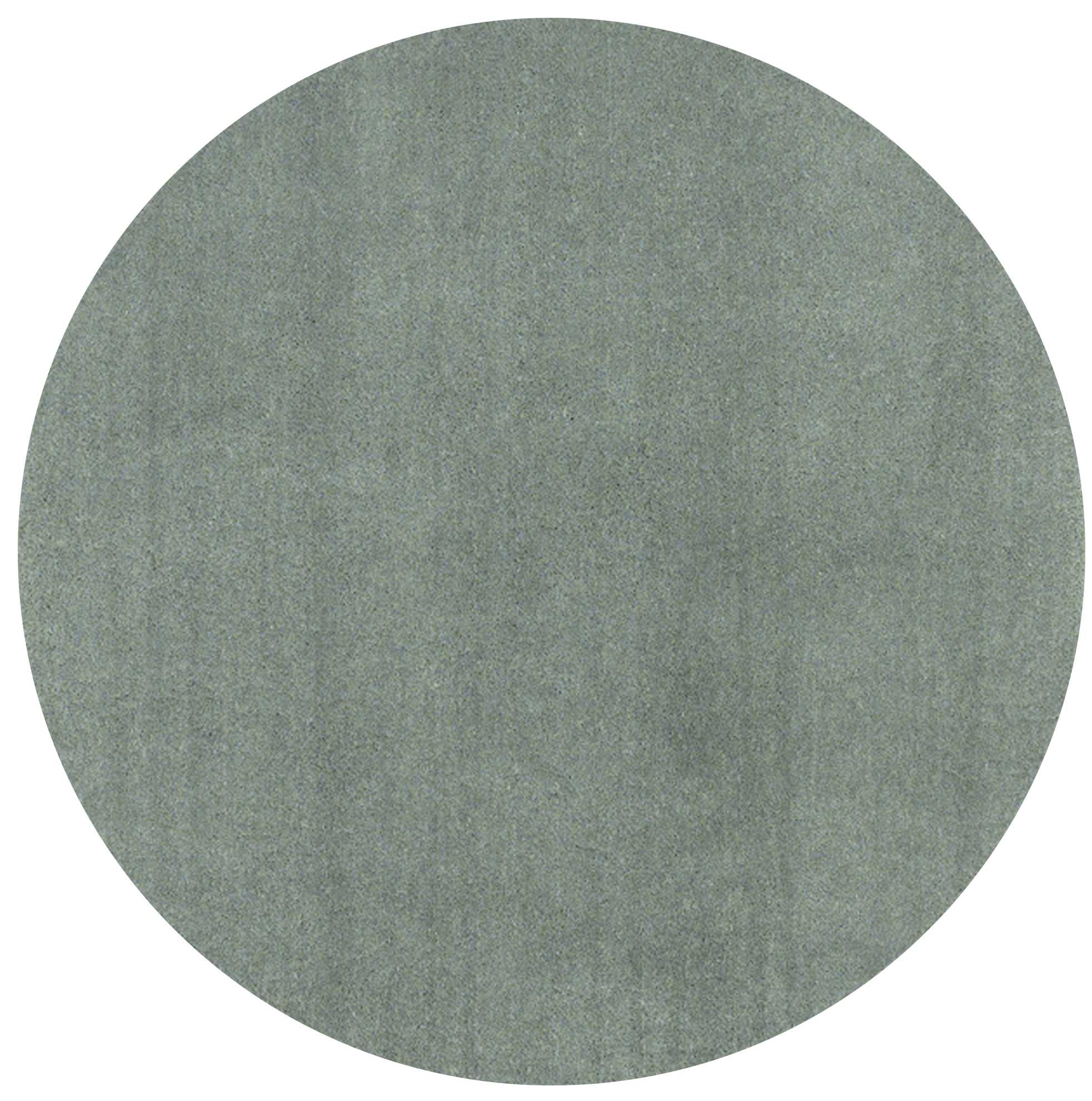 8' Round  Polyester Slate Area Rug Default Title