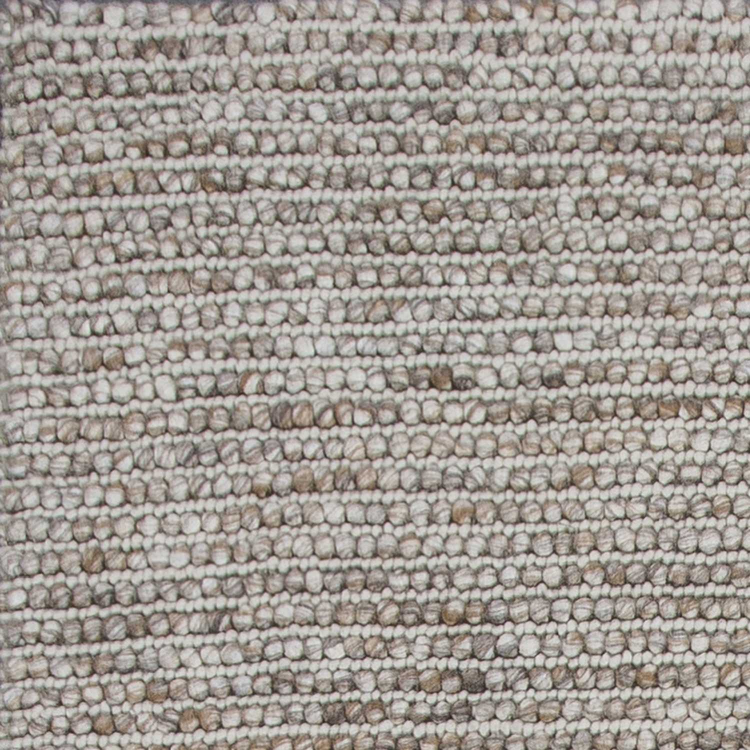 5' x 7'  Natural Wool Boucle Berber Style Area Rug