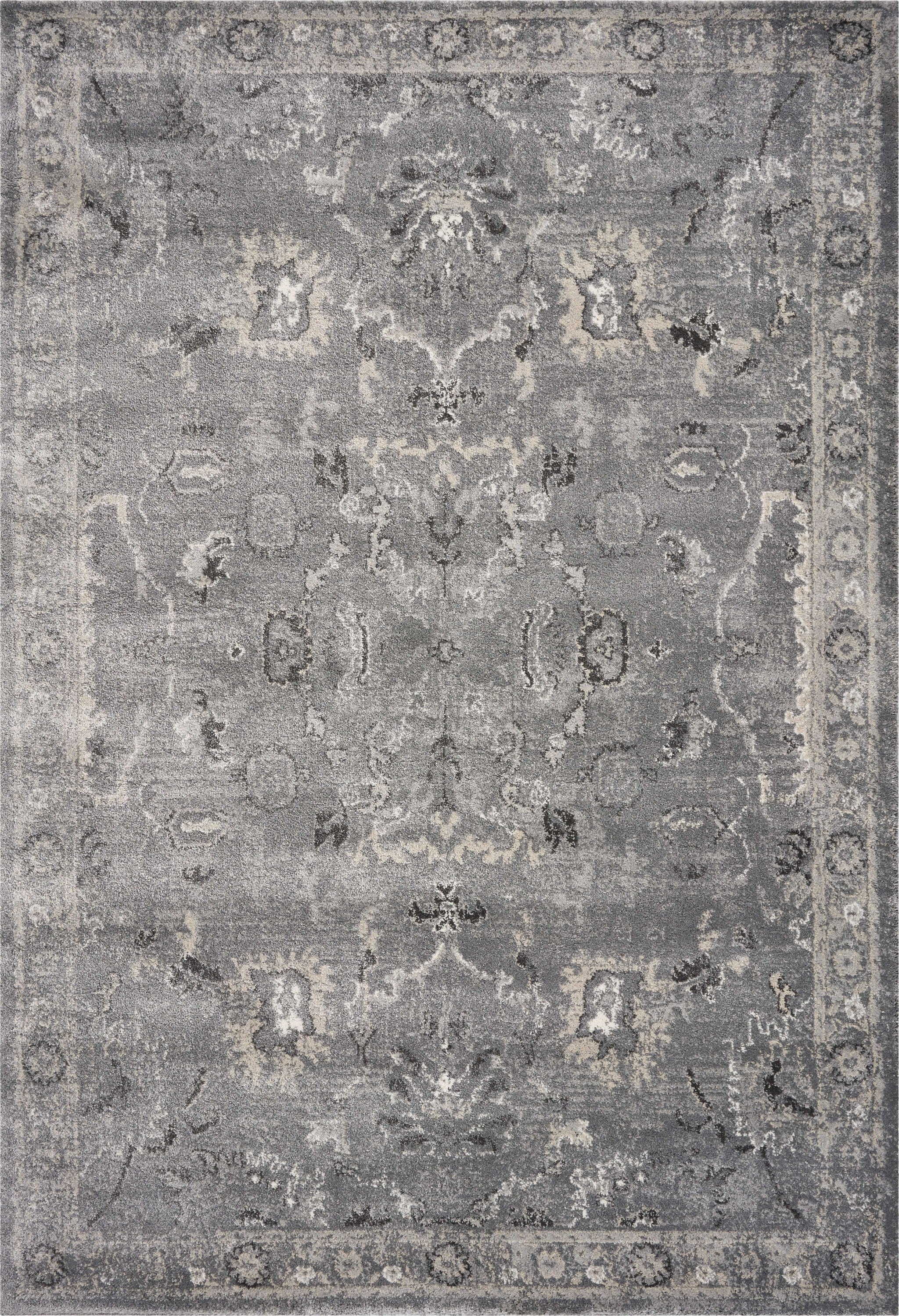 7' x 9'  Polypropylene Grey Area Rug Default Title