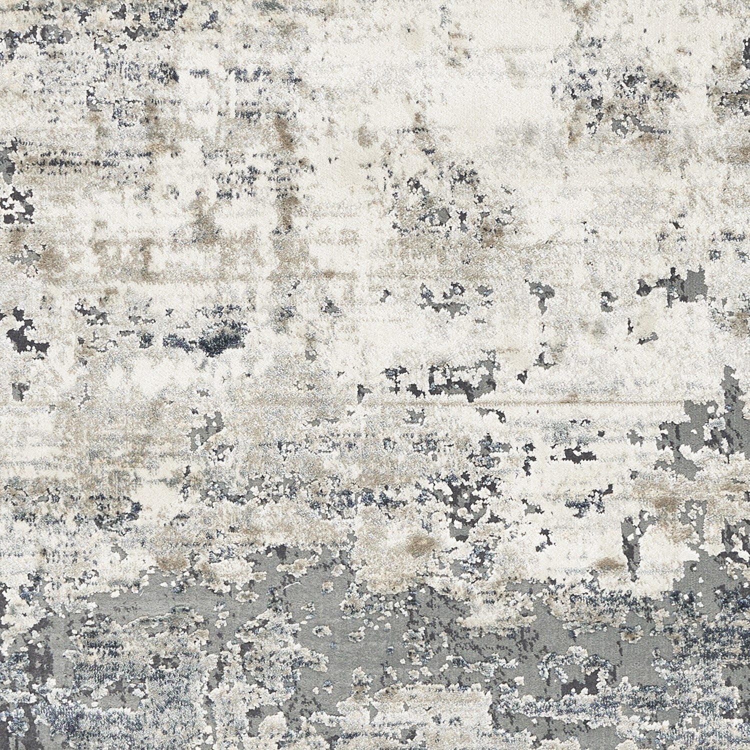 7' x 10'  Polyester Ivoryor Teal Area Rug Default Title