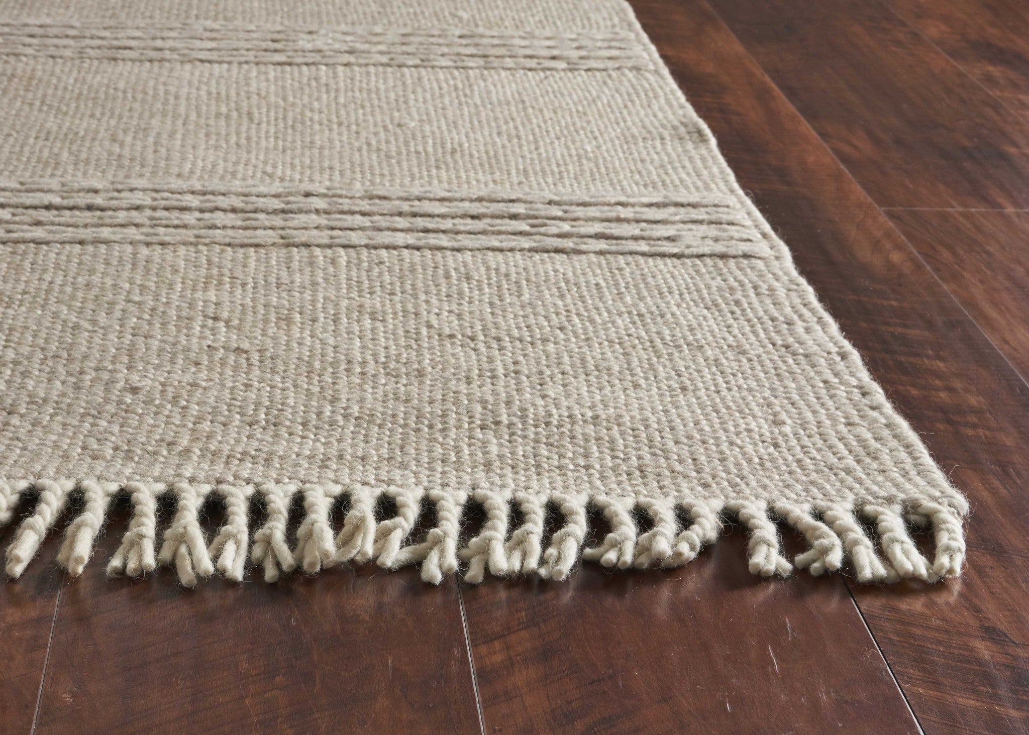 8 x 11  Wool Natural Area Rug