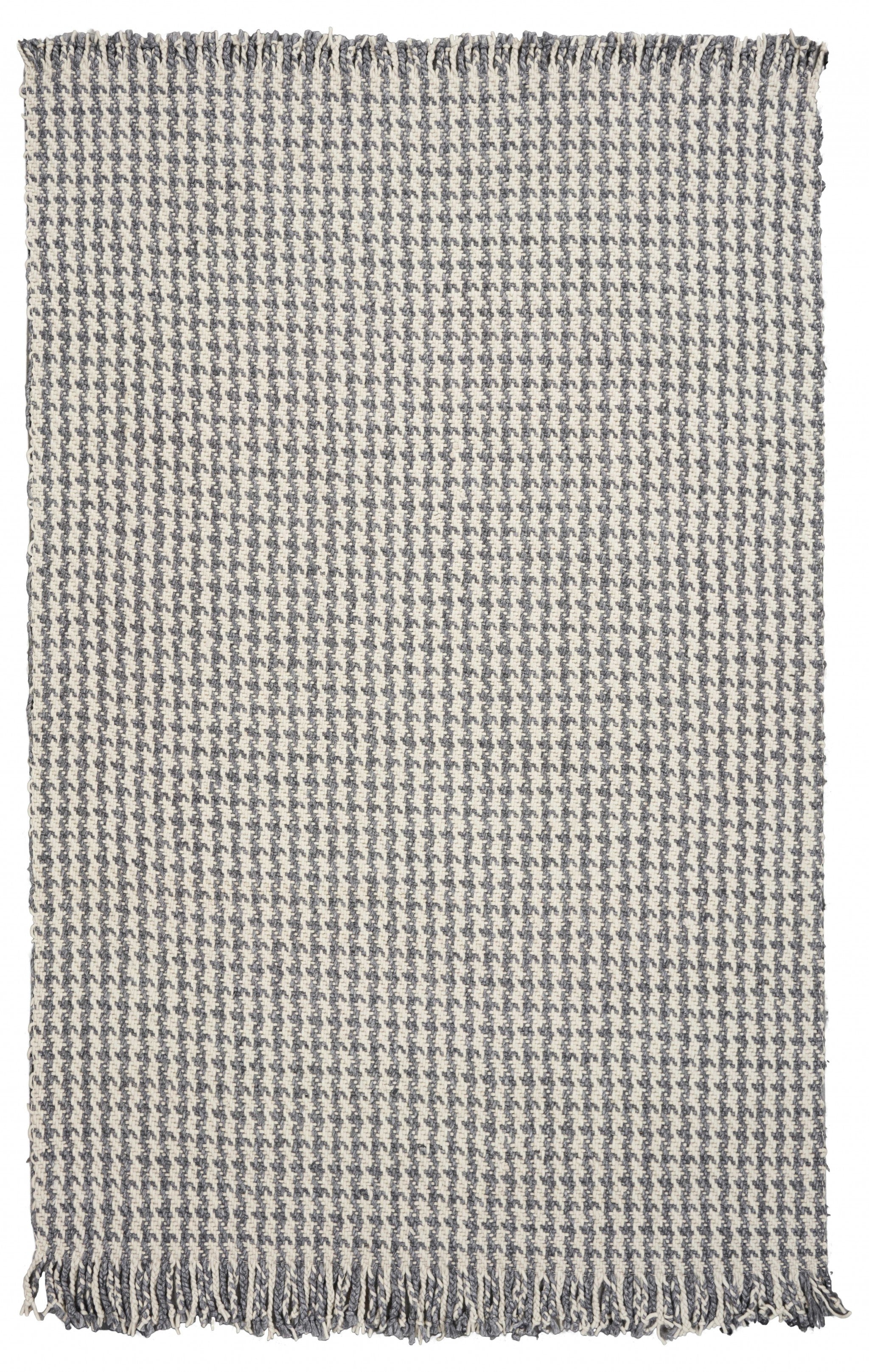 8 x 11  Wool Ivory or Grey Area Rug Default Title