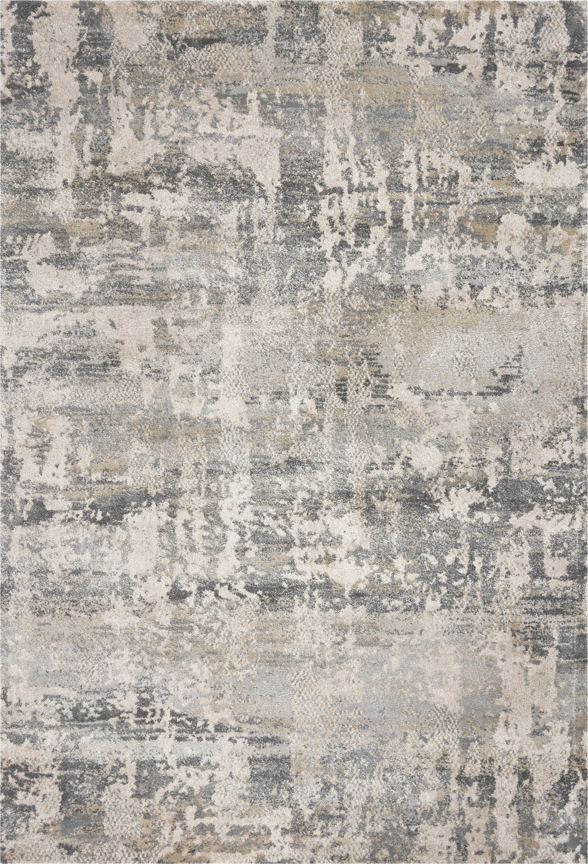 8' x 13' Shade of Gray Abstract Area Rug Default Title