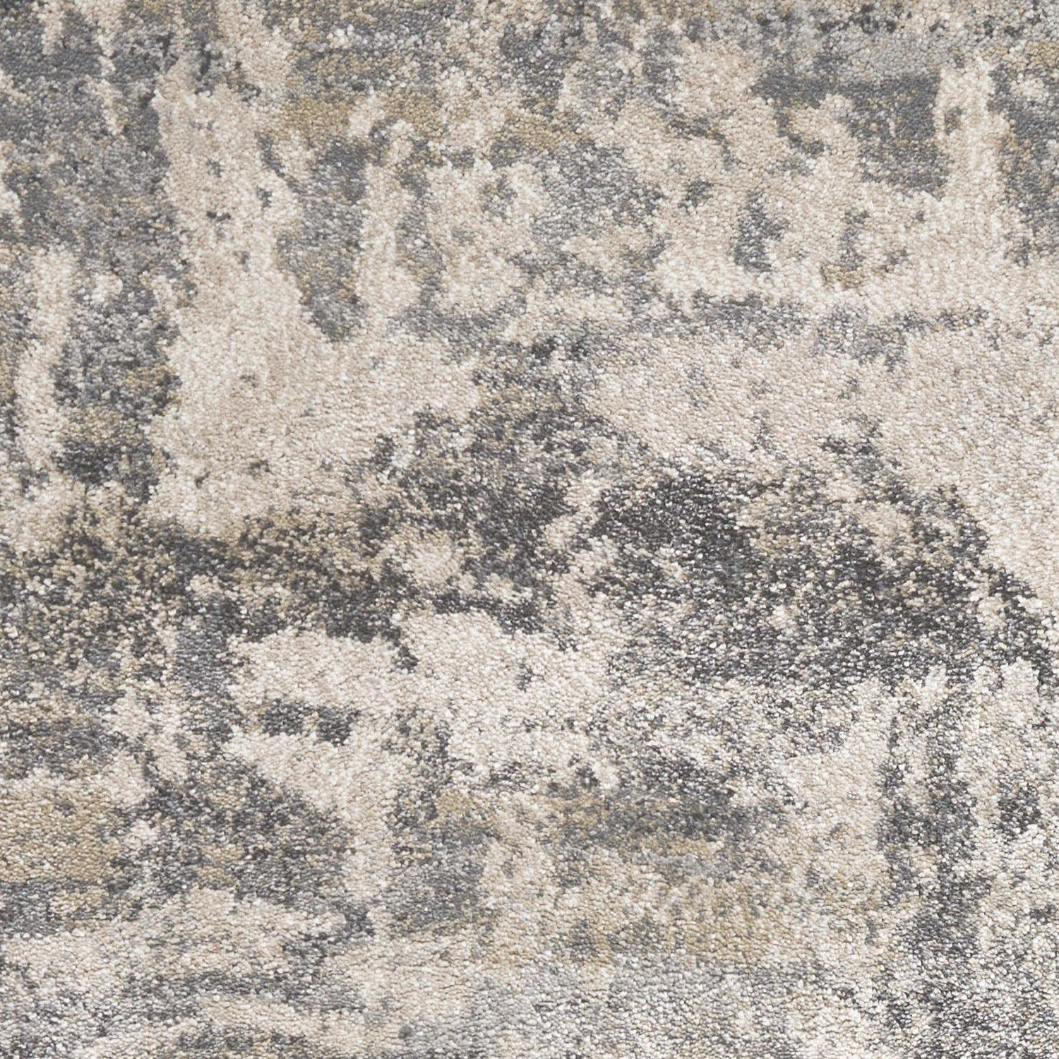 8' x 13' Shade of Gray Abstract Area Rug