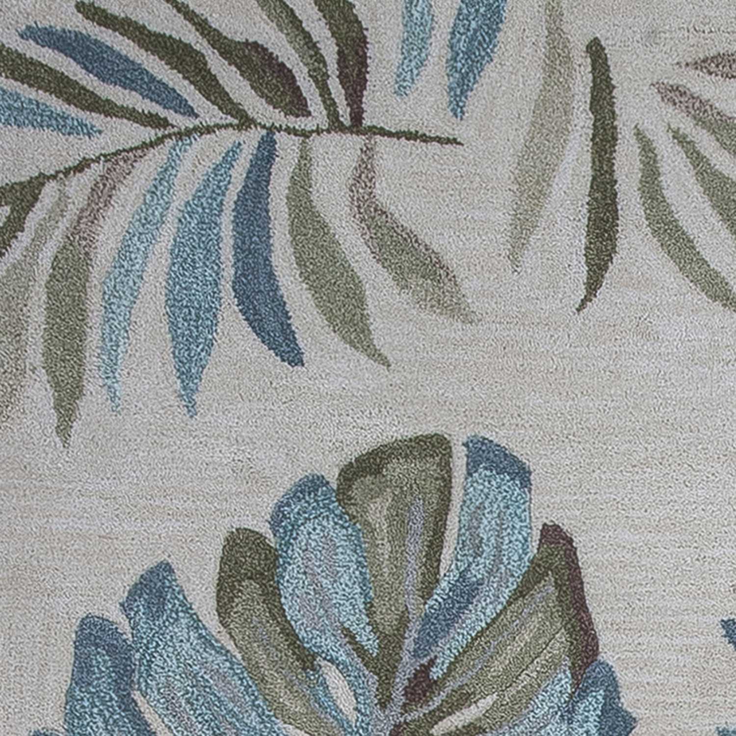 8' x 10' 6 Polyester Ivory  Area Rug