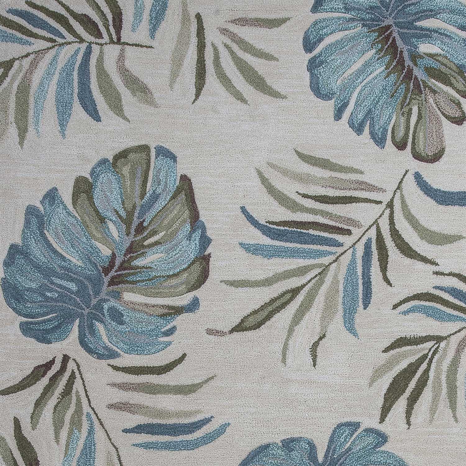 8' x 10' 6 Polyester Ivory  Area Rug