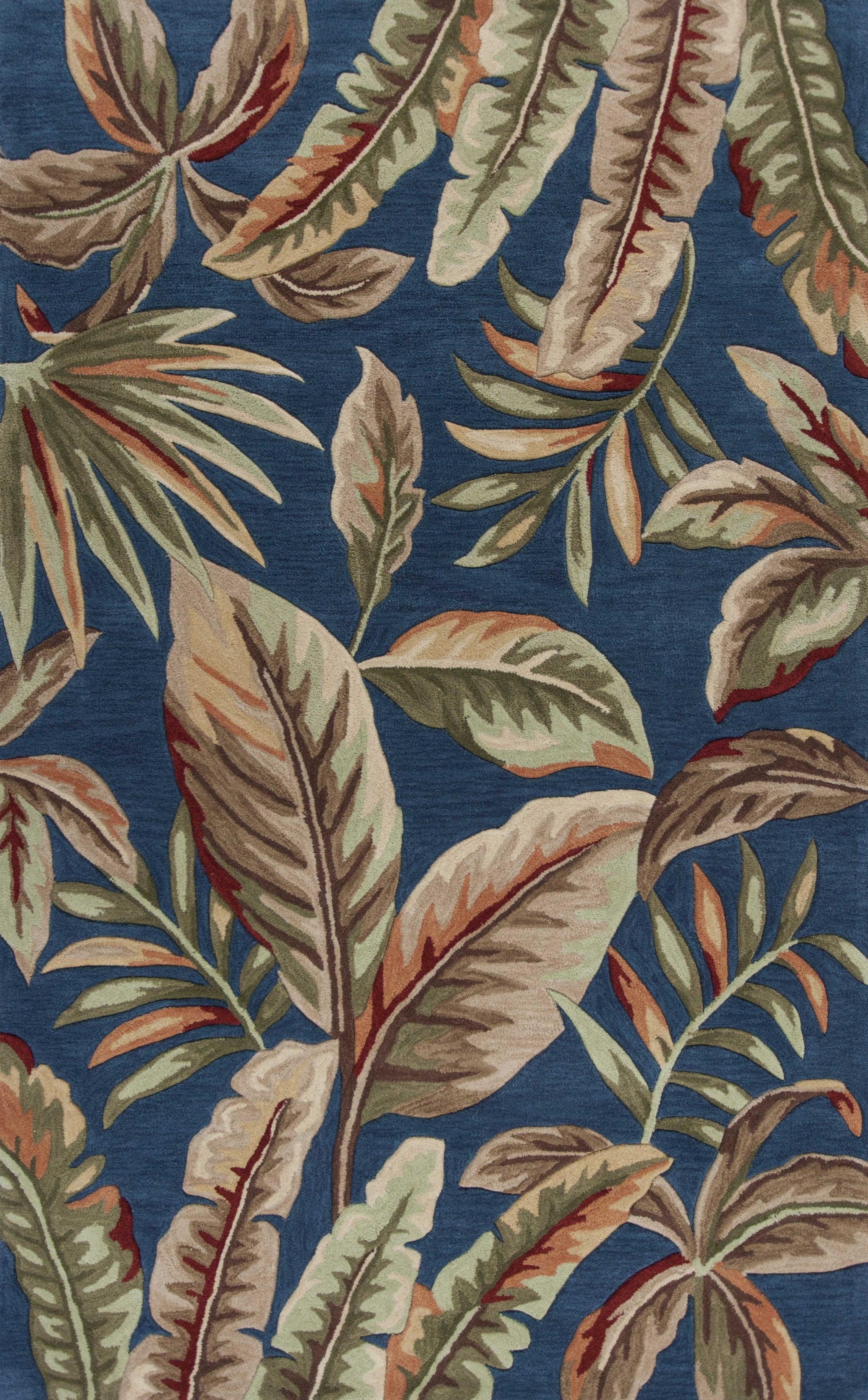 8' x 10' 6 Polyester Ink Blue Area Rug Default Title