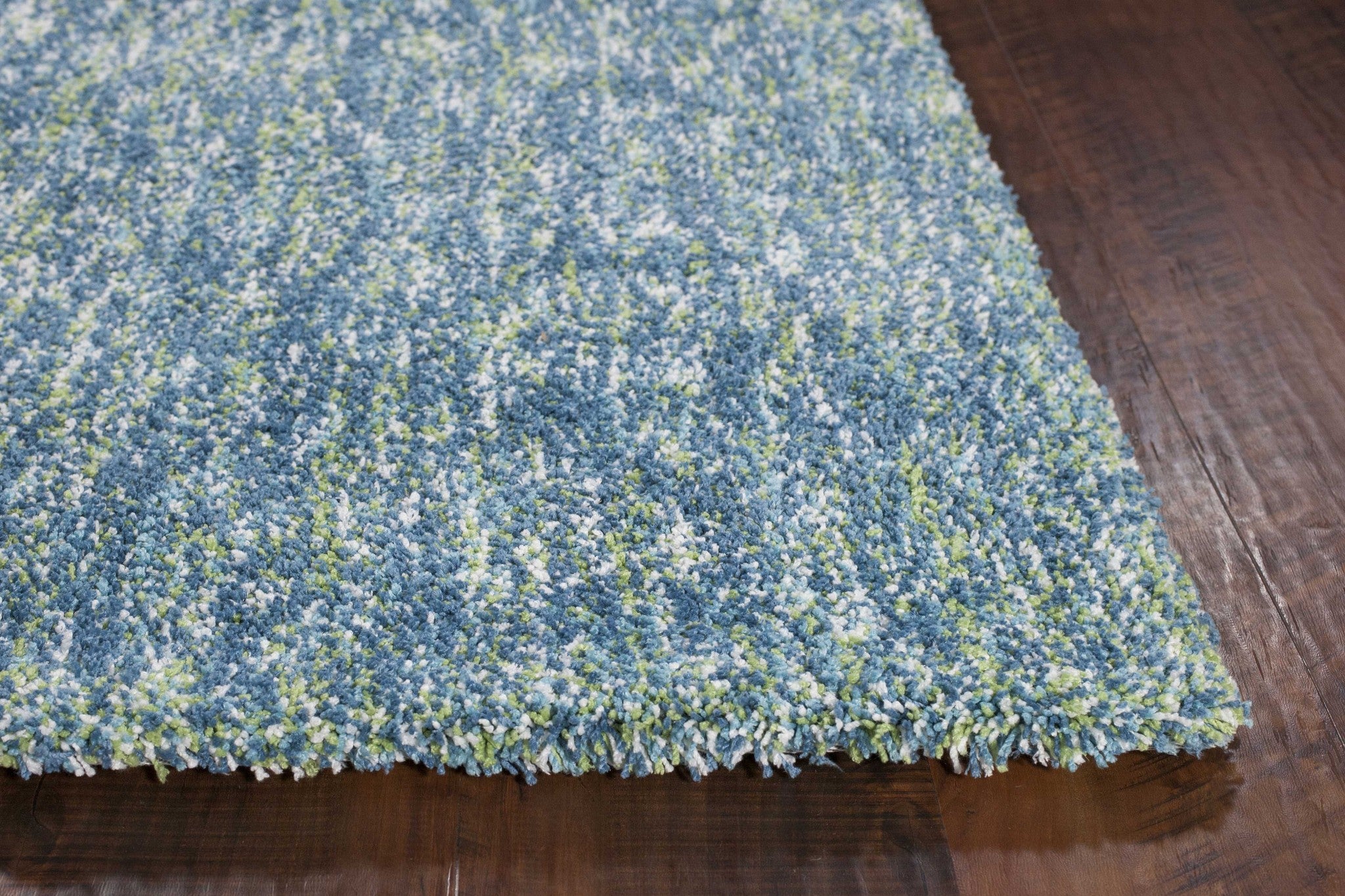 9' x 13' Seafoam Heather Indoor Shag Rug