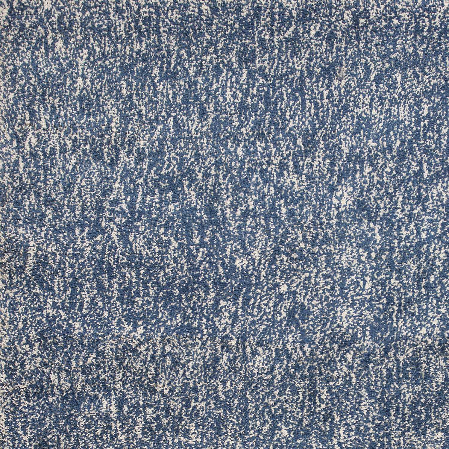 9' x 13' Polyester Indigo or  Ivory  Heather Area Rug