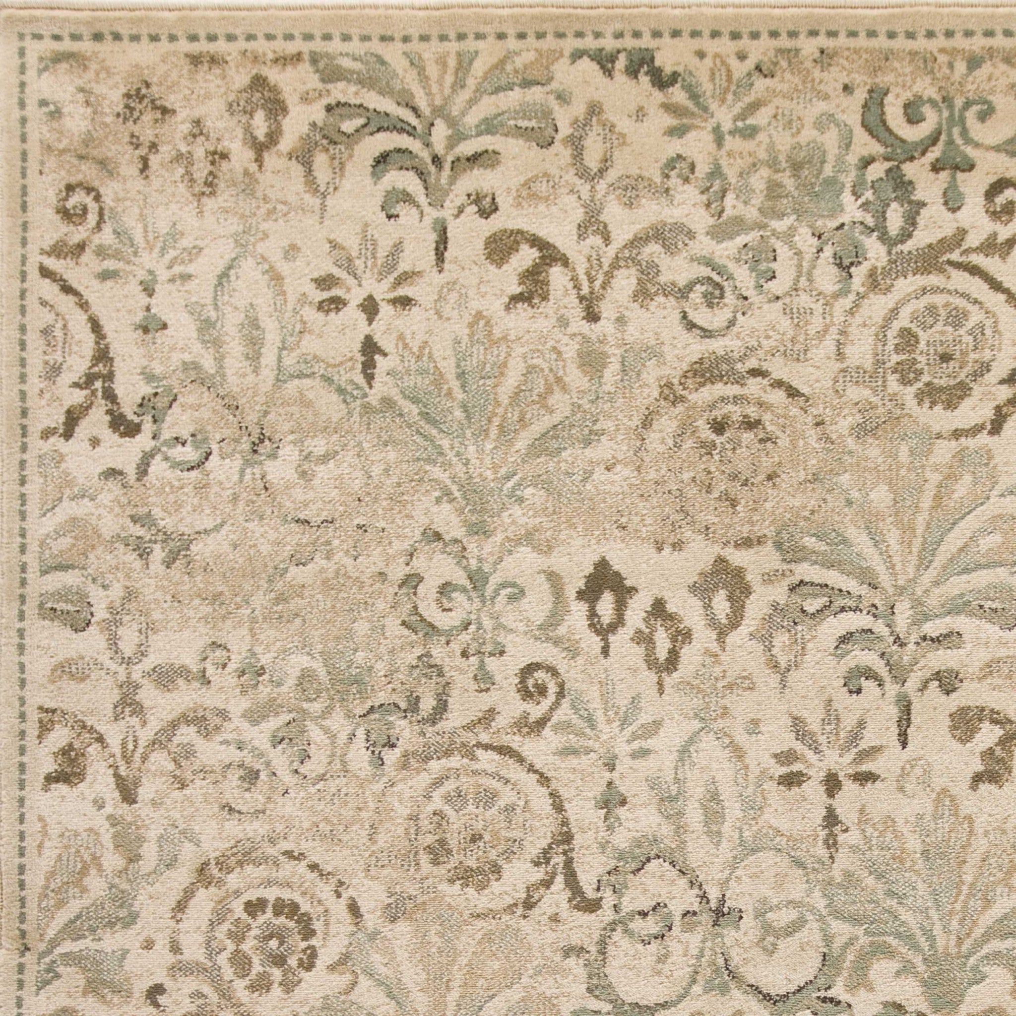 5' x 8' Ivory Vintage Area Rug Default Title