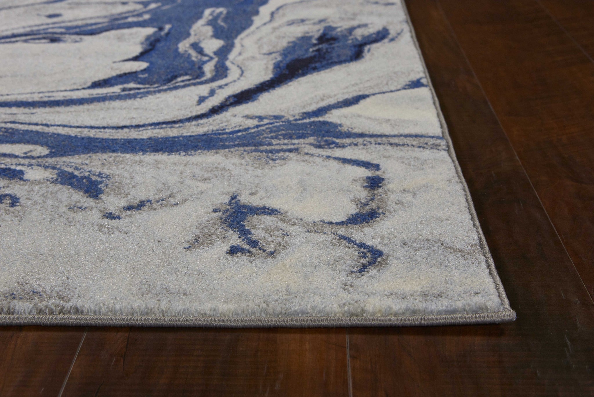 5' x 8' Blue Watercolor Indoor Area Rug Default Title