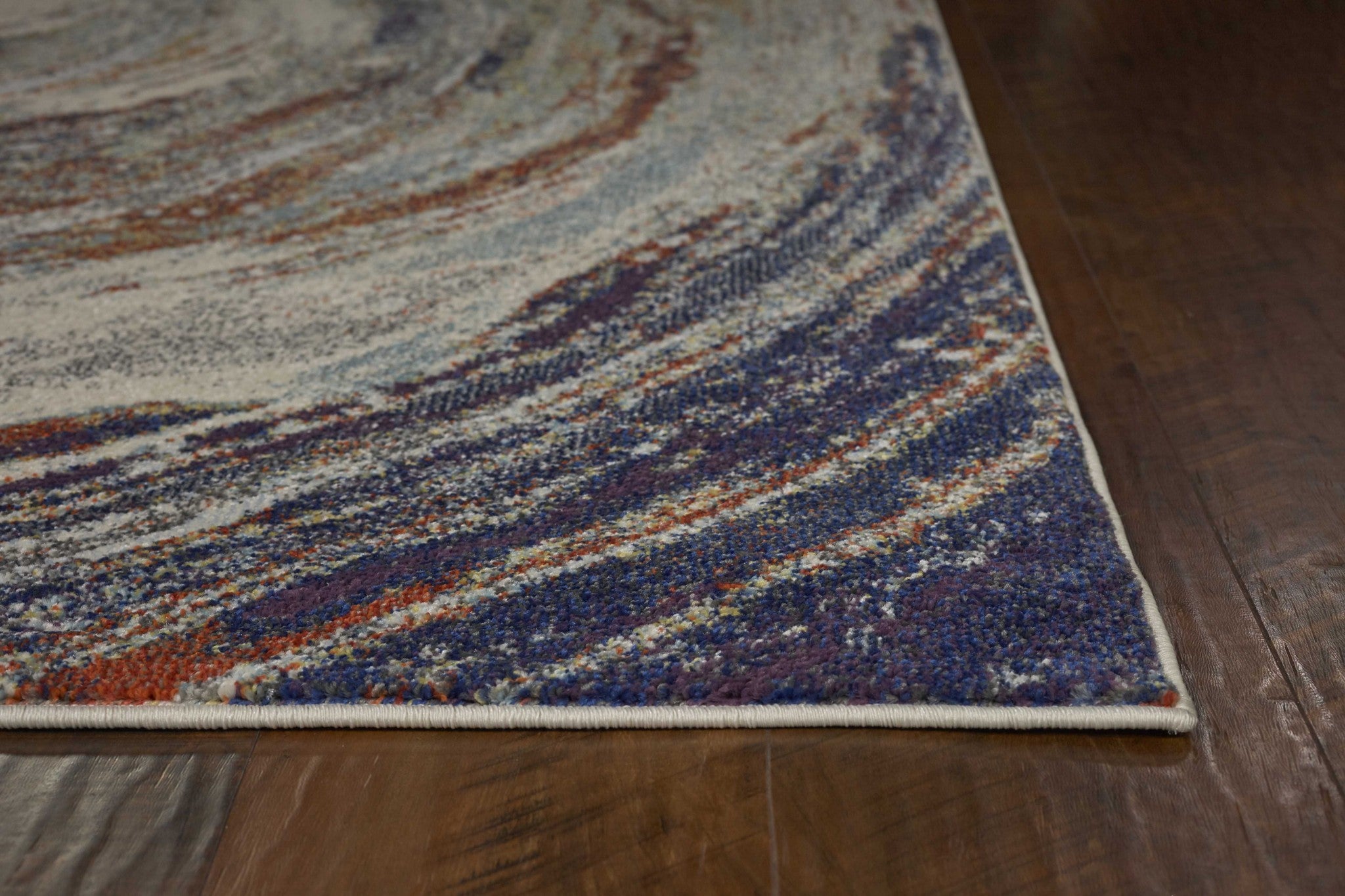 8' Sage Green Machine Woven Floral Medallion Disk Round Indoor Area Rug