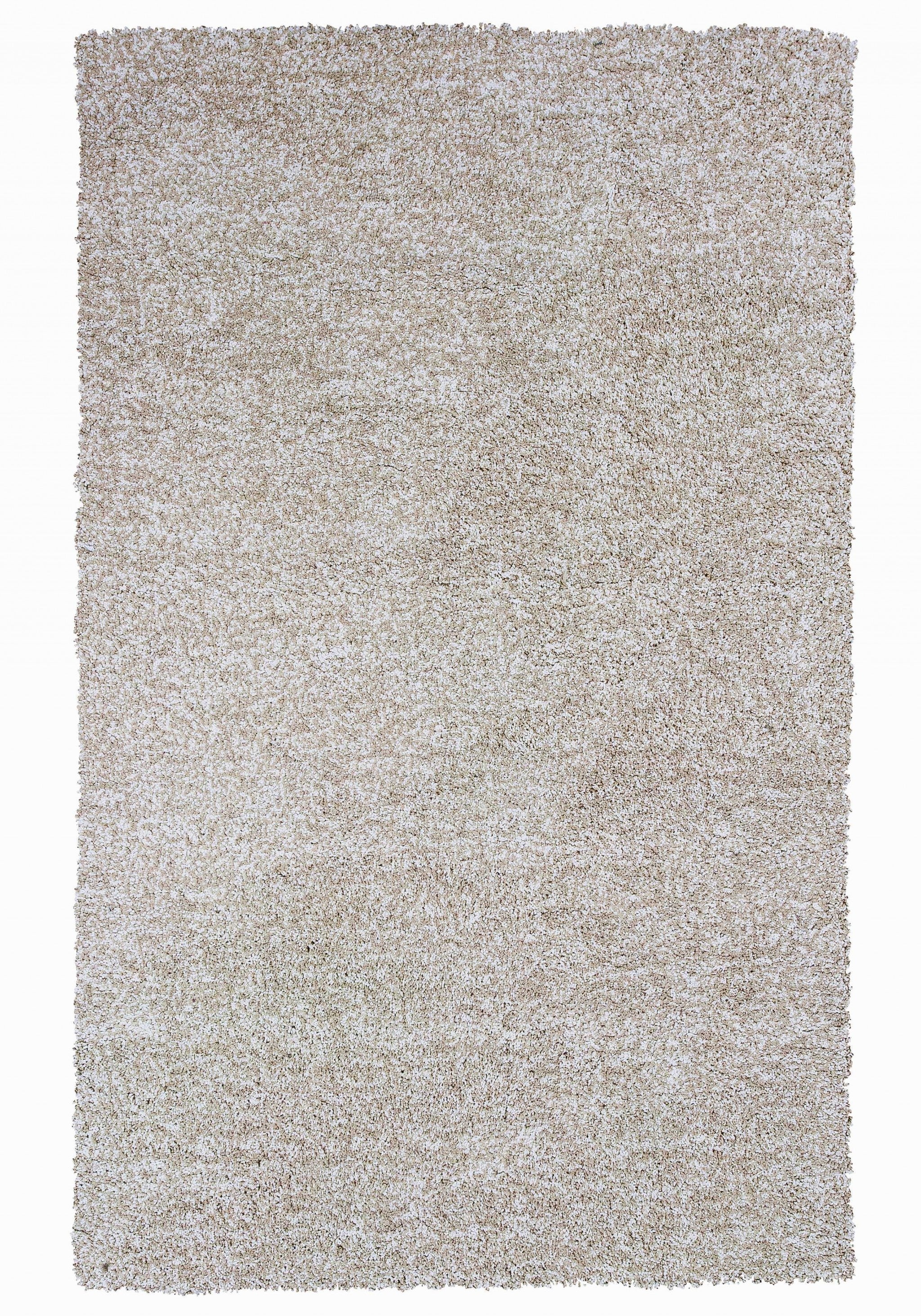 5' x 7' Ivory Heather Plain Indoor Area Rug Default Title