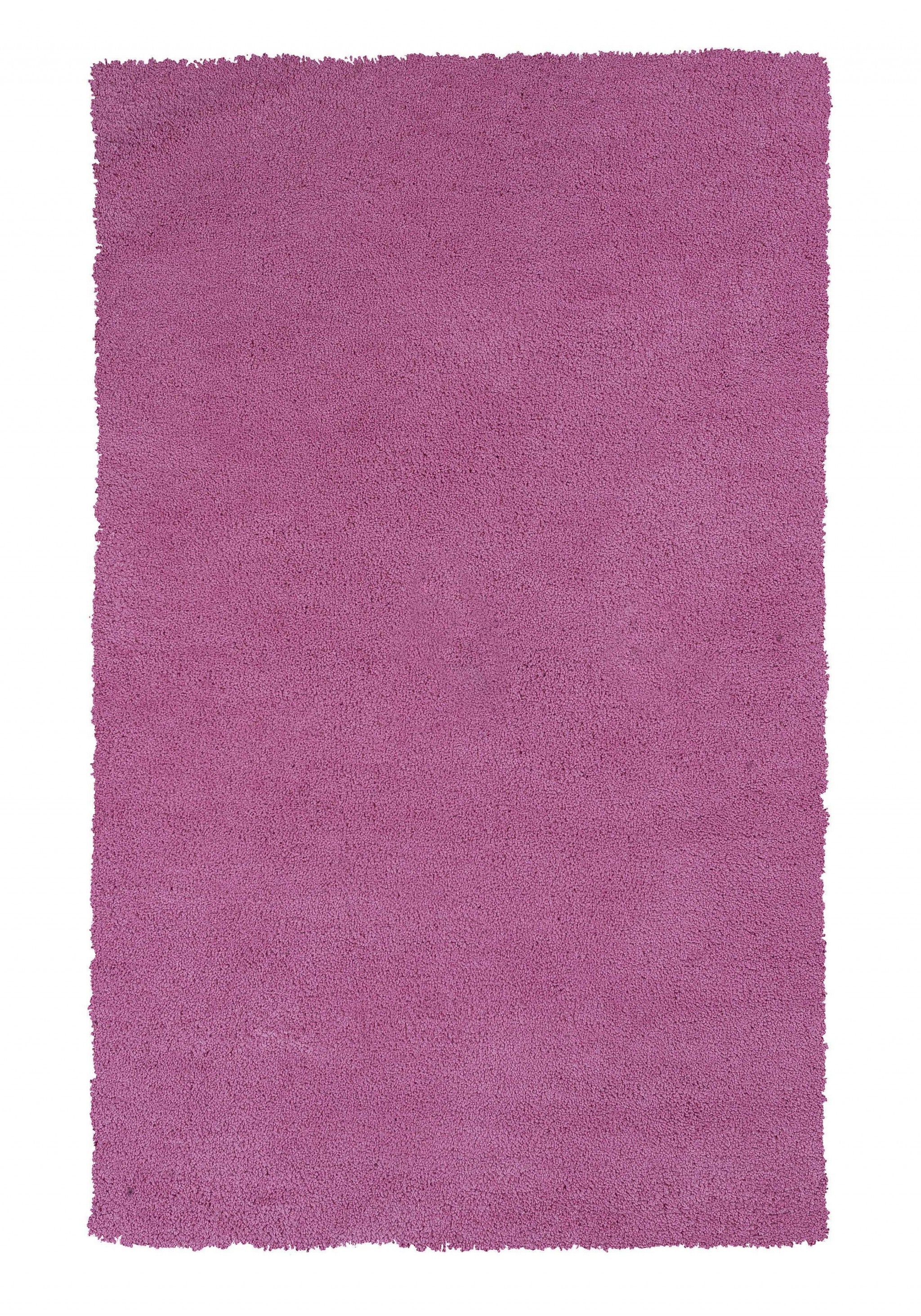 5'x7' Hot Pink Indoor Shag Rug Default Title