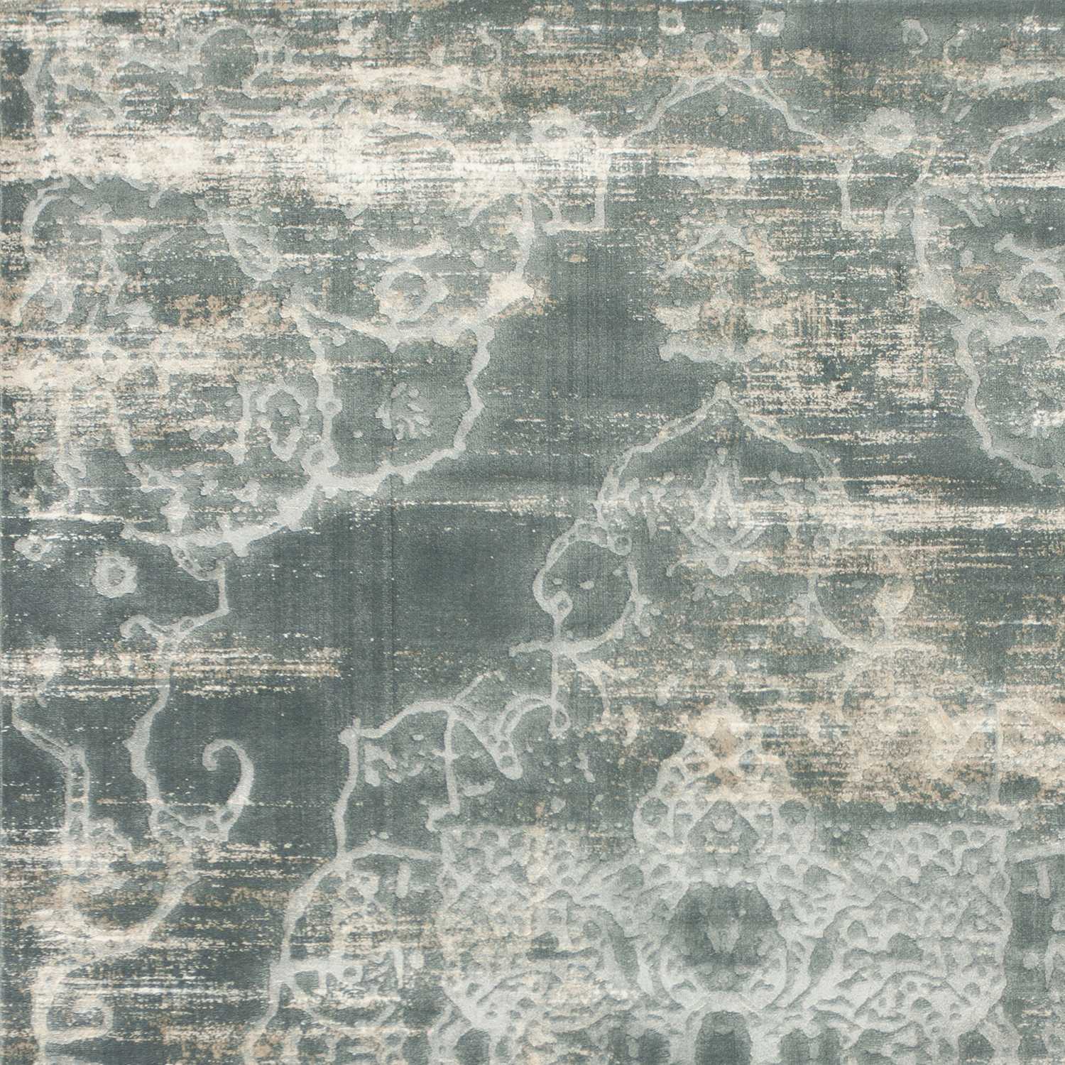 5' x 8' Slate Traditional Vintage Indoor Area Rug Default Title