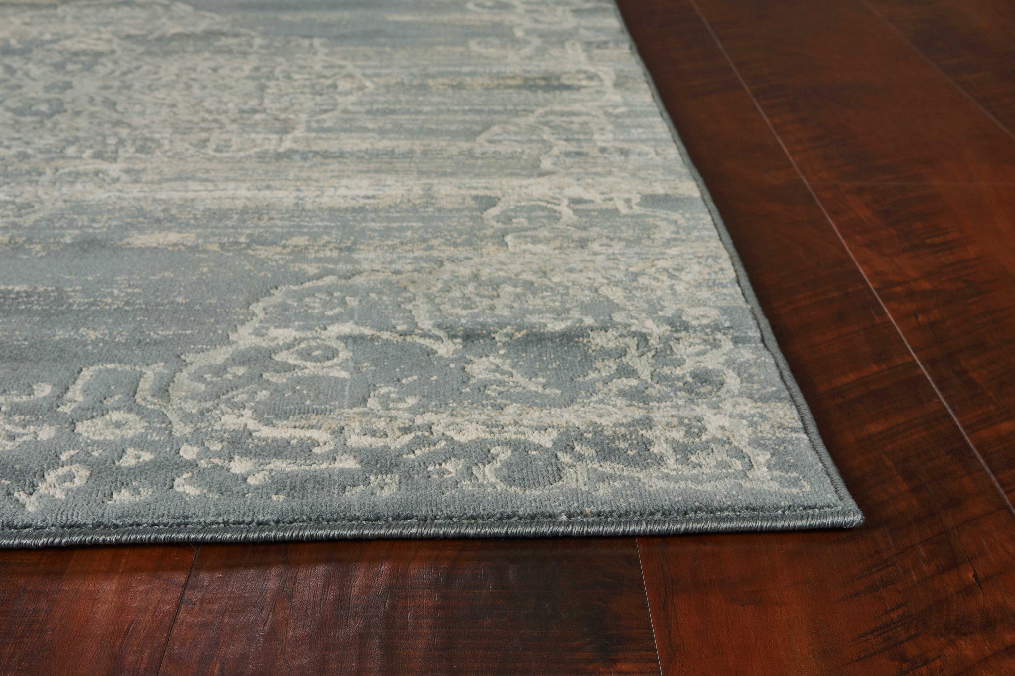5' x 8' Slate Traditional Vintage Indoor Area Rug Default Title