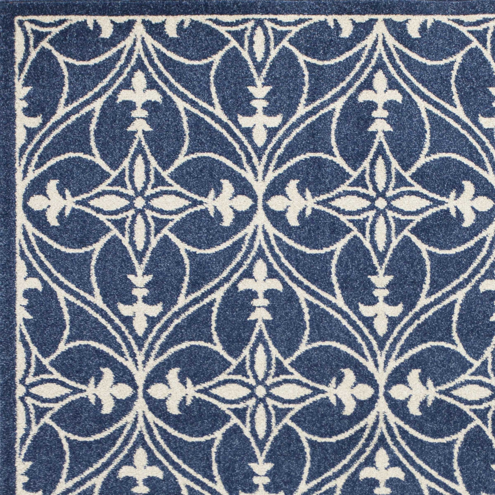 2' x 3' Denim Classical UV Treated Accent Rug