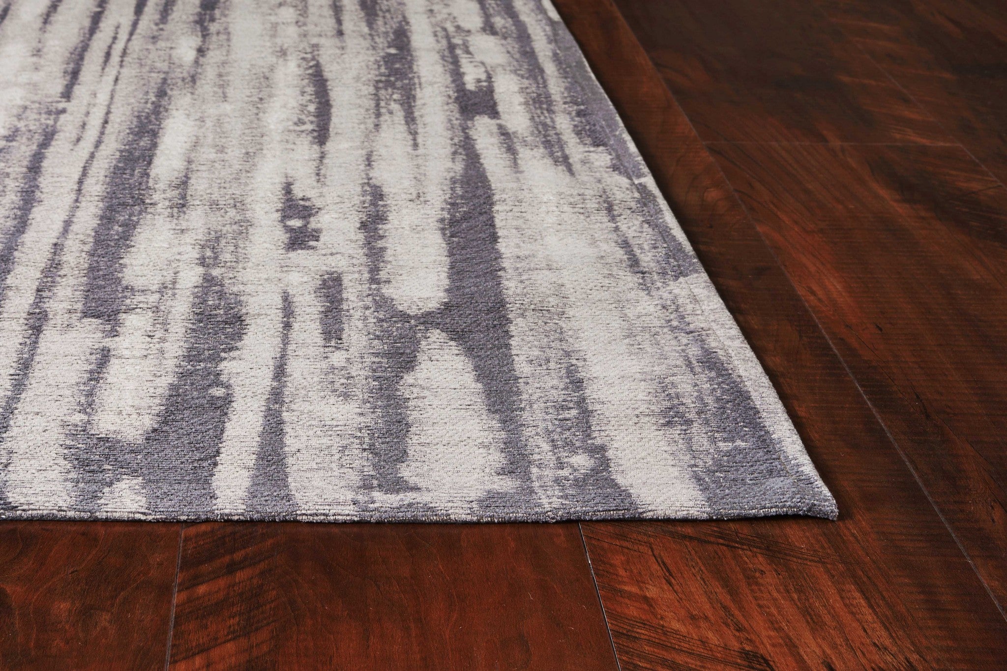 26 x 45 Polyester Charcoal Area Rug