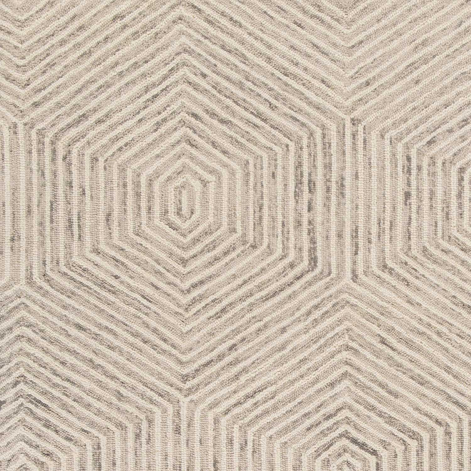 2' x 4' Wool Ivory Area Rug