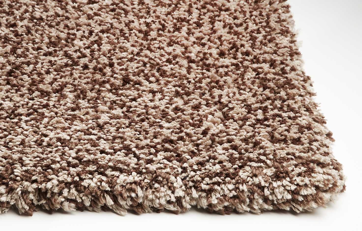 2'x4' Beige Heather Indoor Shag Rug