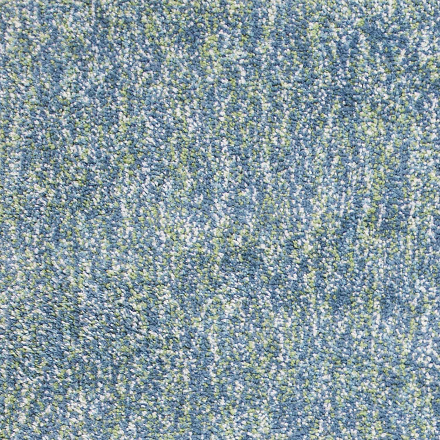 2' x 4' Polyester Seafoam Heather Area Rug