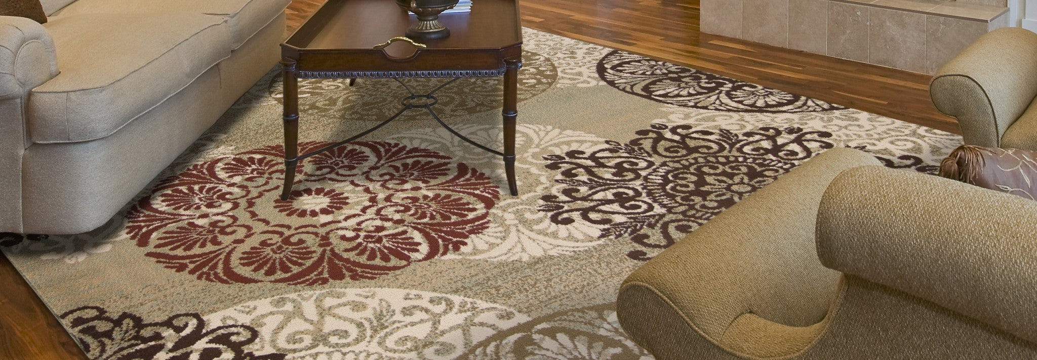 3' x 5' Sage Polypropylene Area Rug