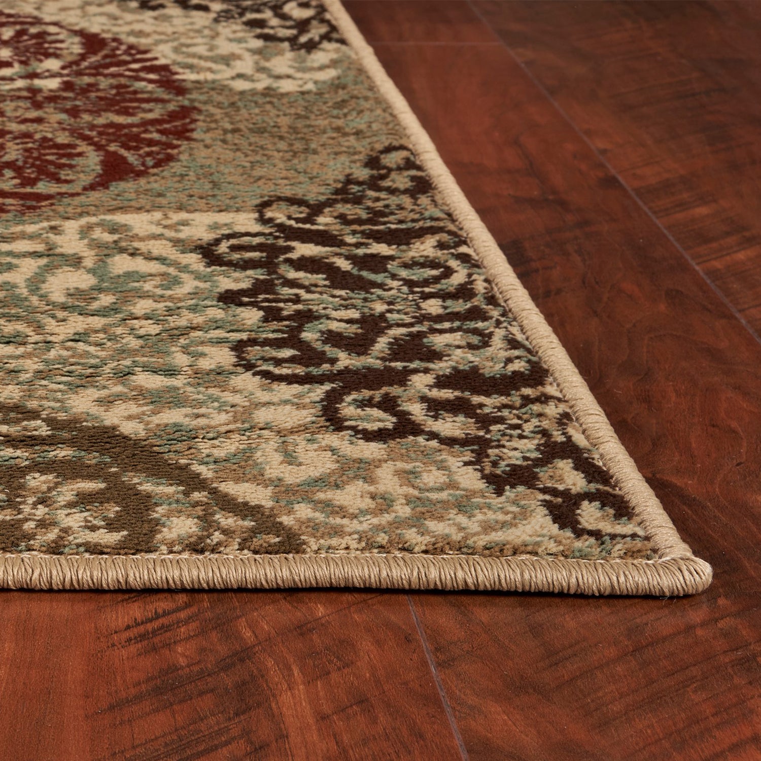 2' x 8' Sand Polypropylene Runner Rug