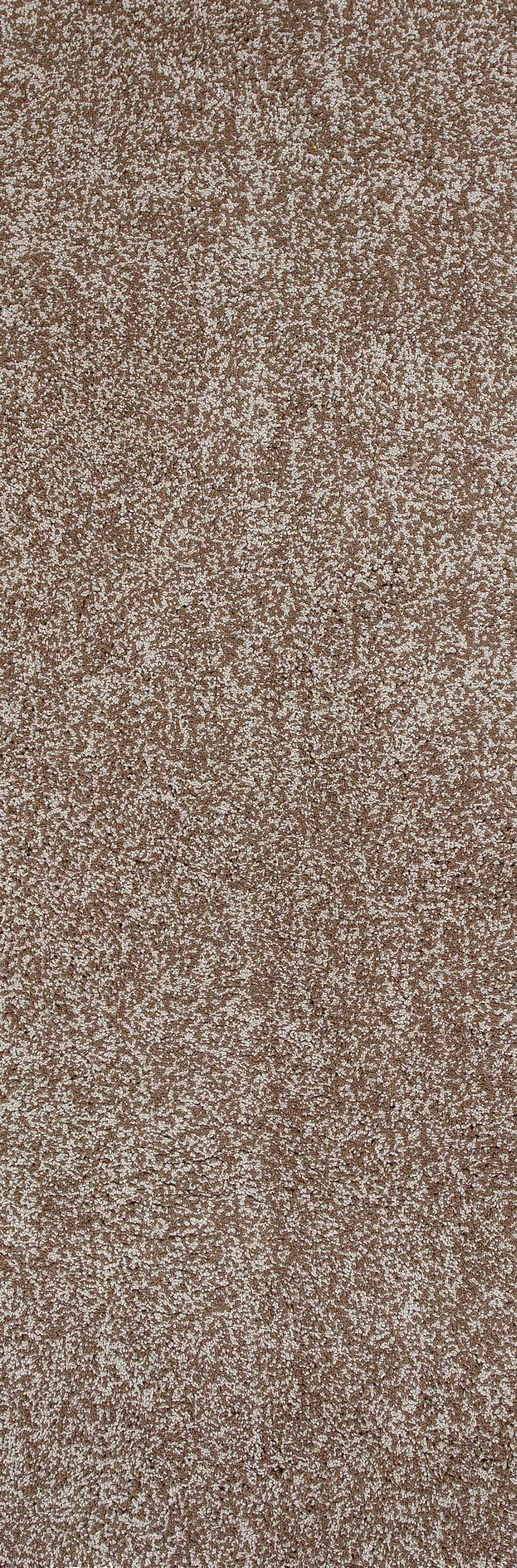 8' Beige Heather Plain Runner Rug Default Title