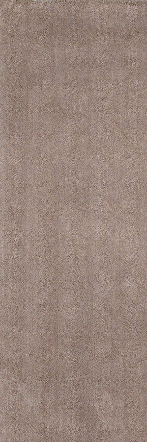 8' Beige Plain Runner Rug Default Title