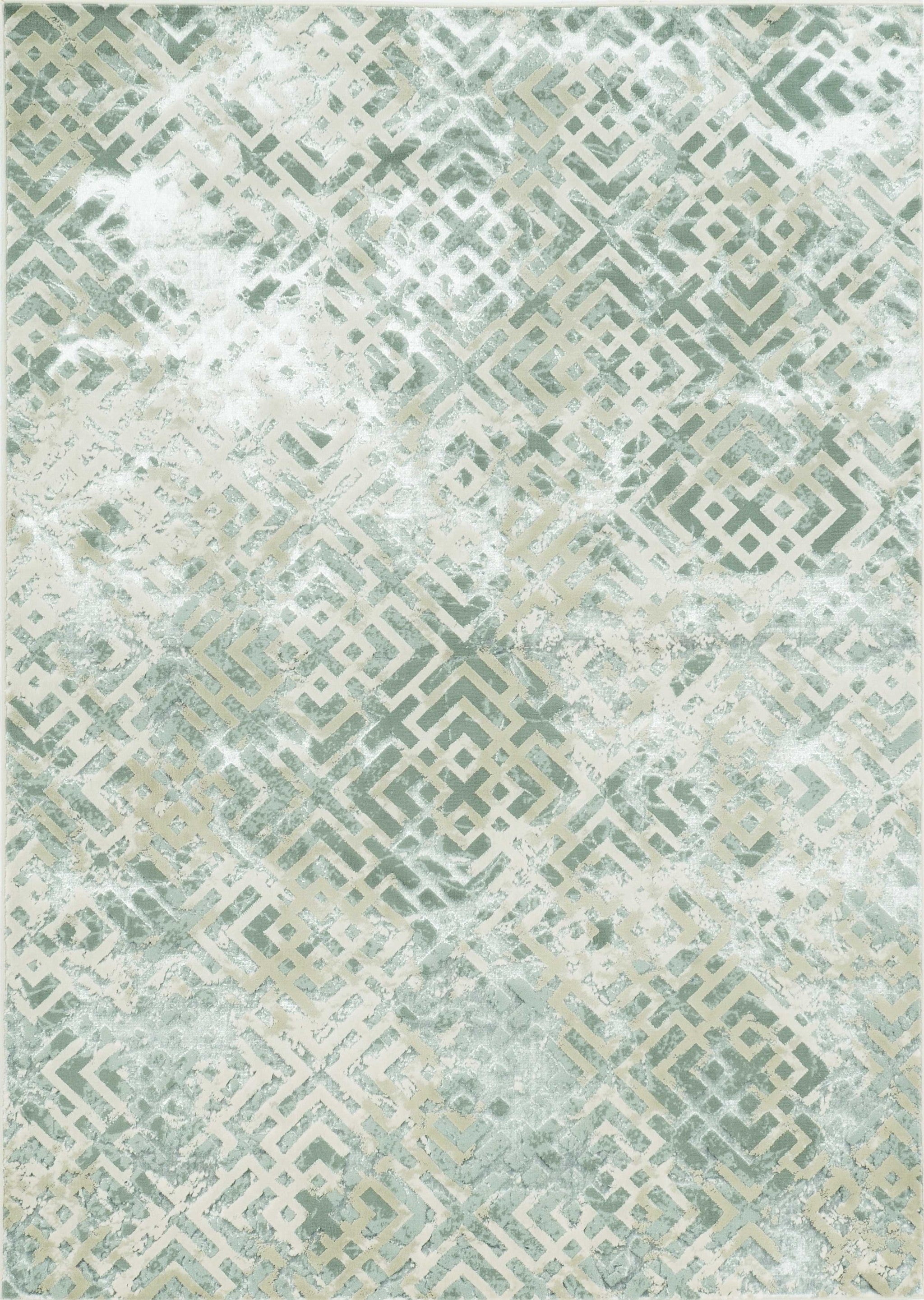 6' x 9'  Polyester Sand Silver Area Rug Default Title