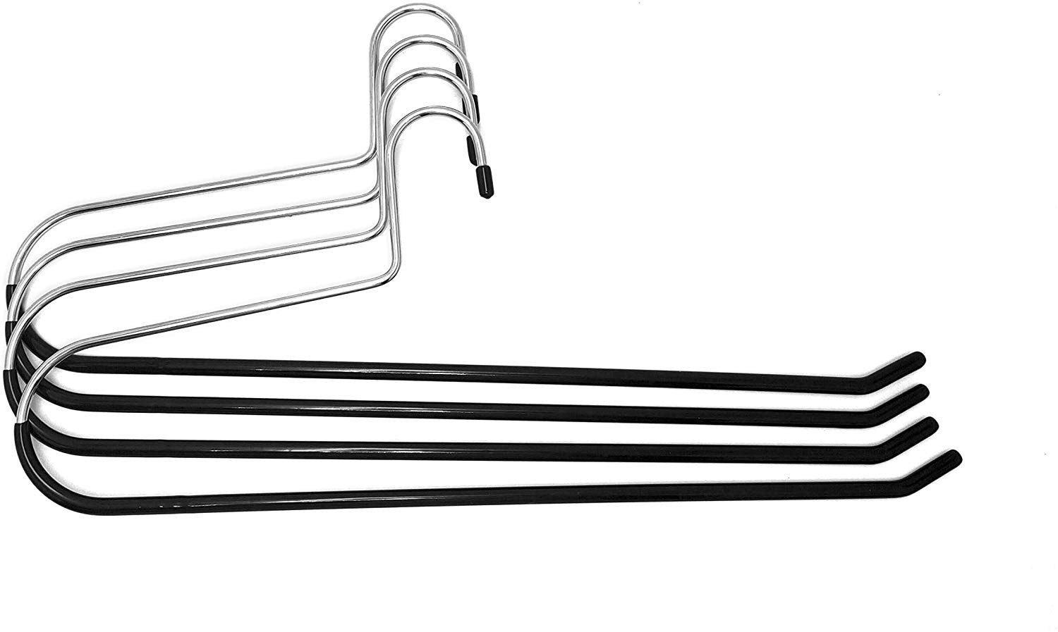 Heavy Duty Stainless Steel Hangers with Nonslip Coating Set of 9